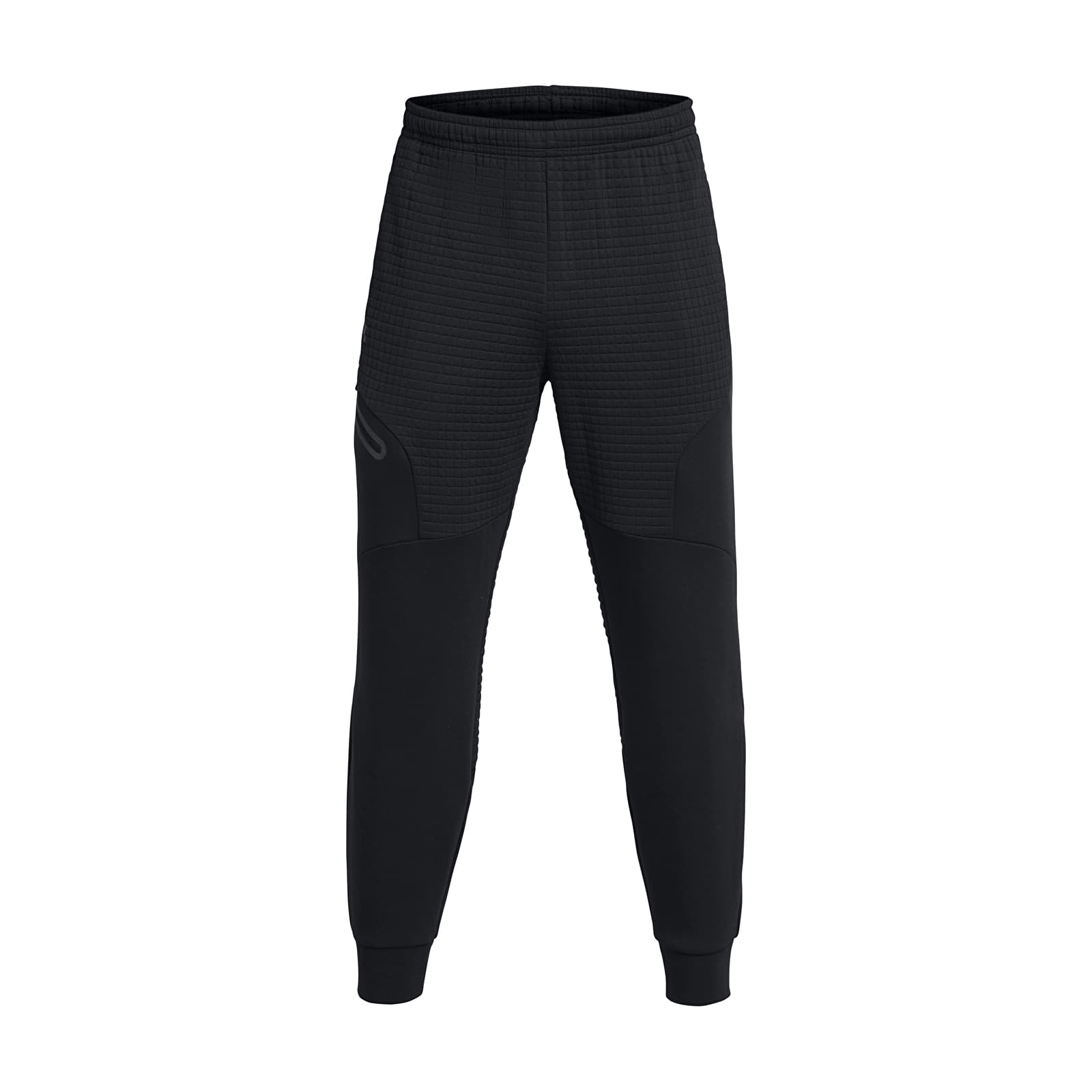 Sudaderas de hombre Under Armour Unstoppable Fleece Grid Jrg Black/ Black