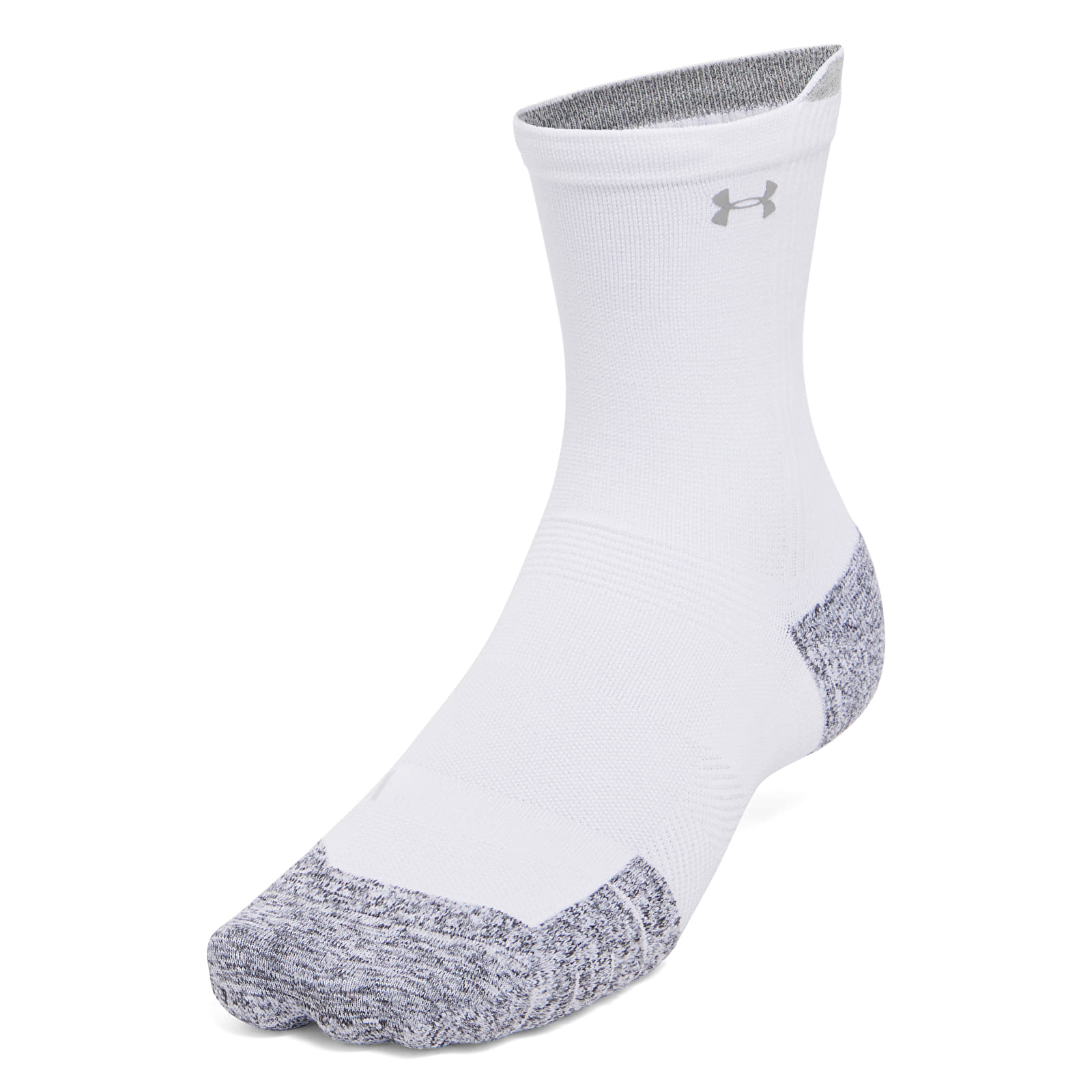 Чоловічі шкарпетки Under Armour AD Run Cushion 3-Pack Crew White/ White/ Reflective