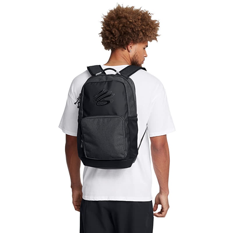 Backpack Under Armour Curry Splash Backpack Black/ Jet Gray Full Heather/ Black