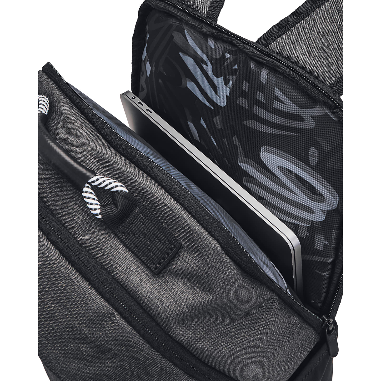 Meeste seljakotid Under Armour Curry Splash Backpack Black/ Jet Gray Full Heather/ Black