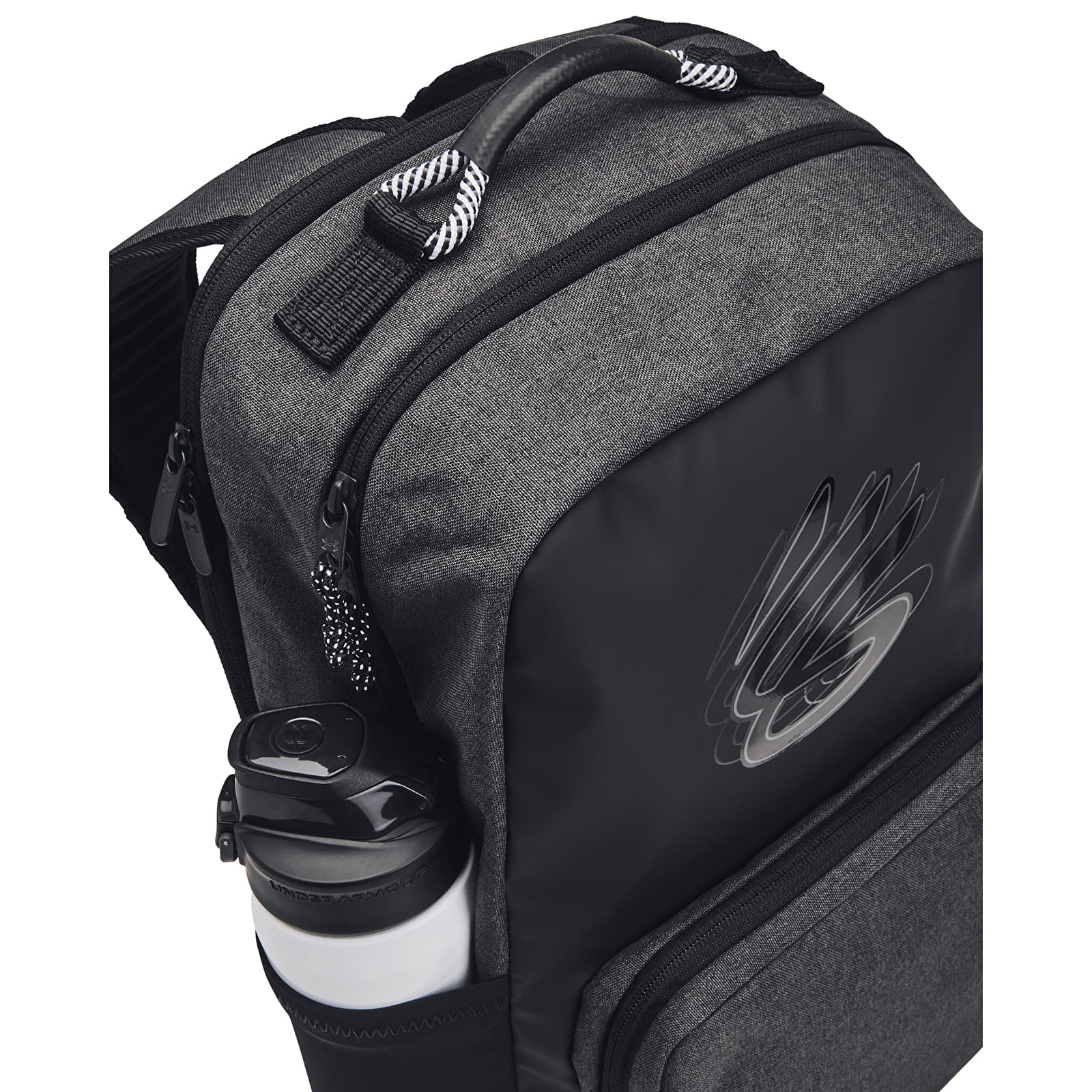 Meeste seljakotid Under Armour Curry Splash Backpack Black/ Jet Gray Full Heather/ Black