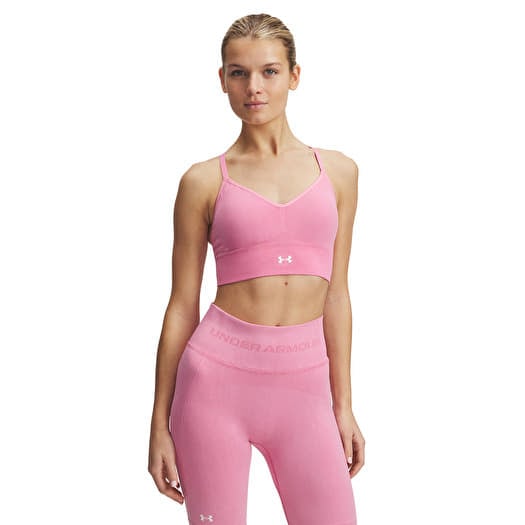 Reggiseno Under Armour Vanish Seamless Washed Low Shaded Fuchsia/ White