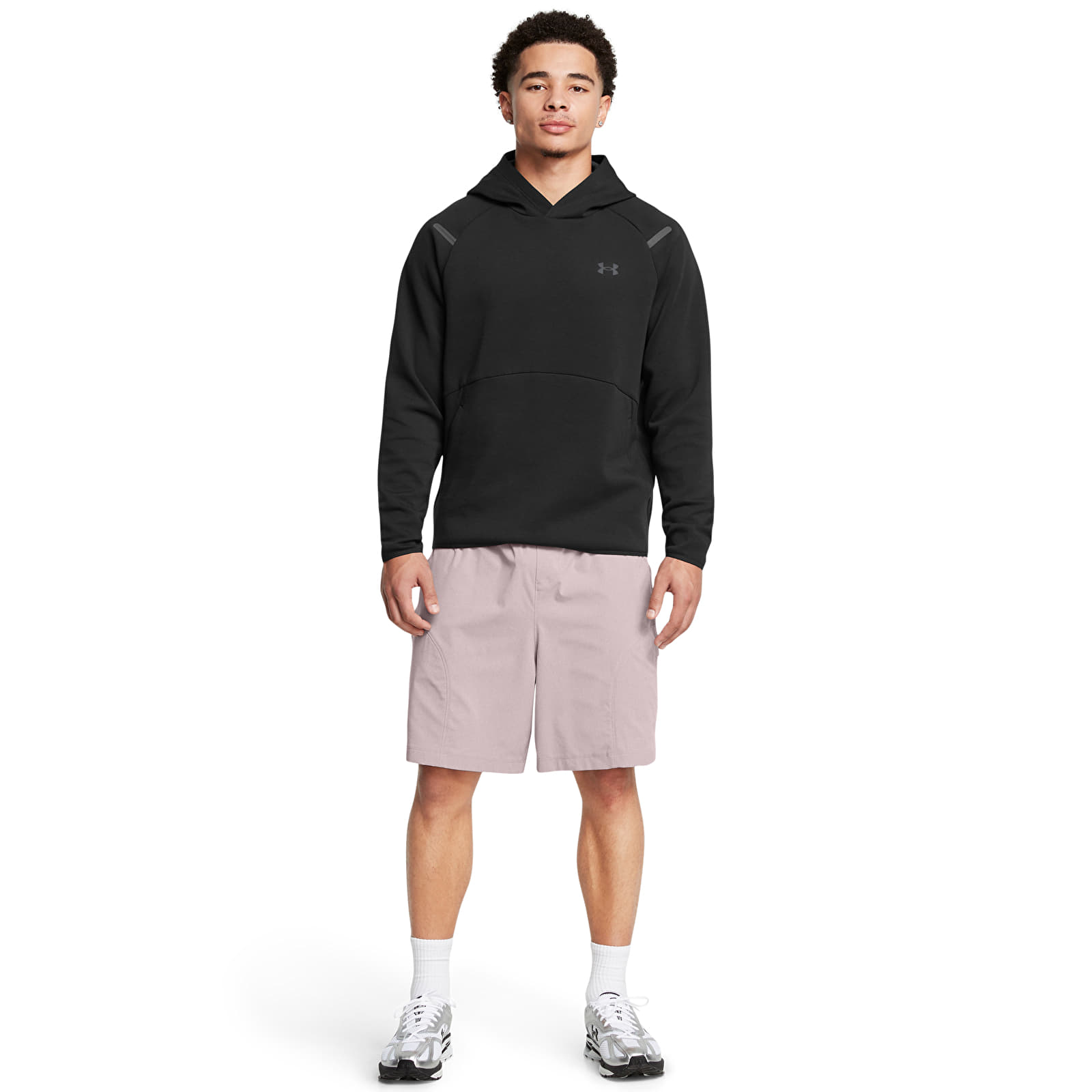Meeste kampsunid Under Armour Unstoppable Fleece Hooded EU Black/ Black