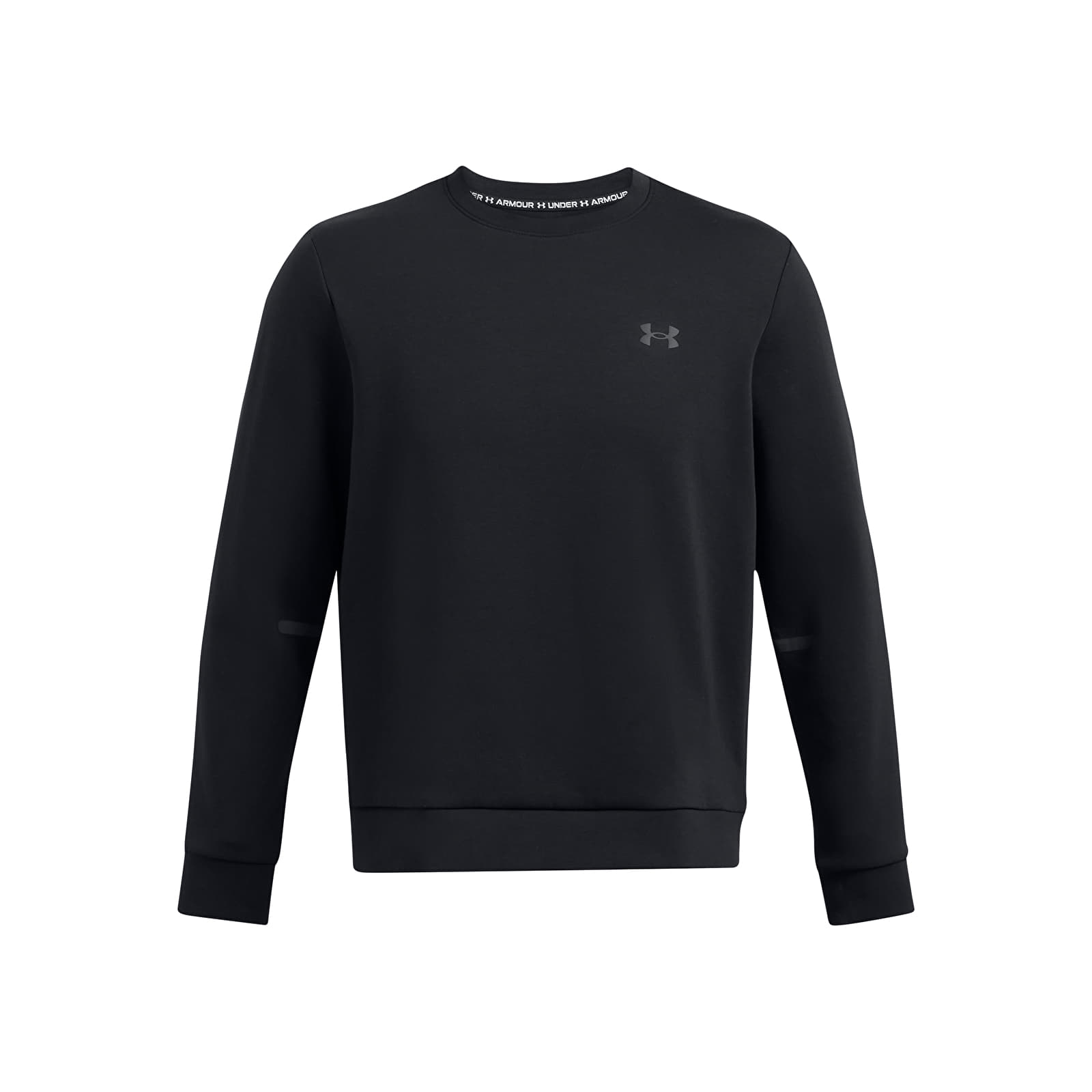 Herren-Sweatshirts Under Armour Unstoppable Fleece Crew EU Black/ Black
