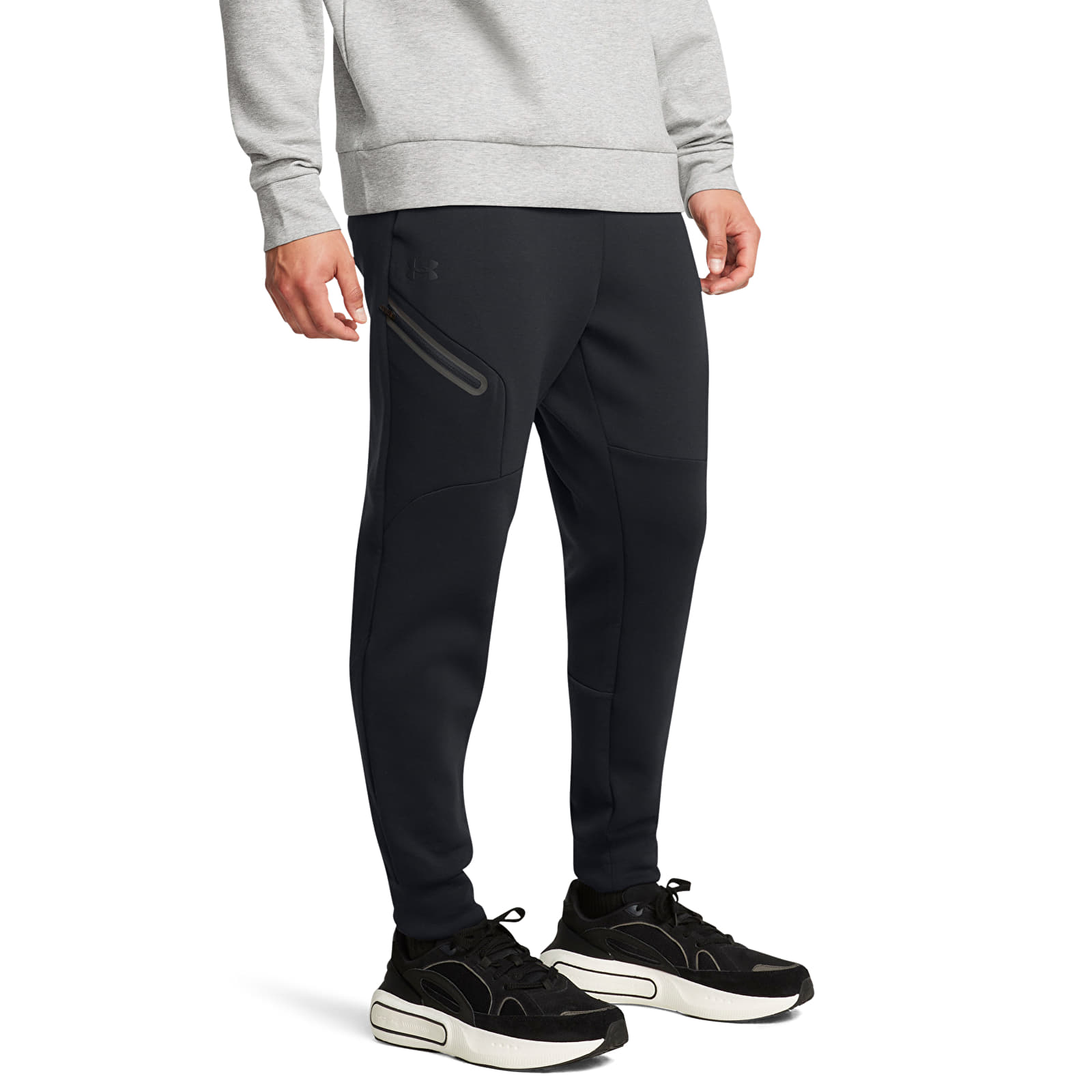 Meeste püksid Under Armour Unstoppable Fleece Jogger EU Black/ Black