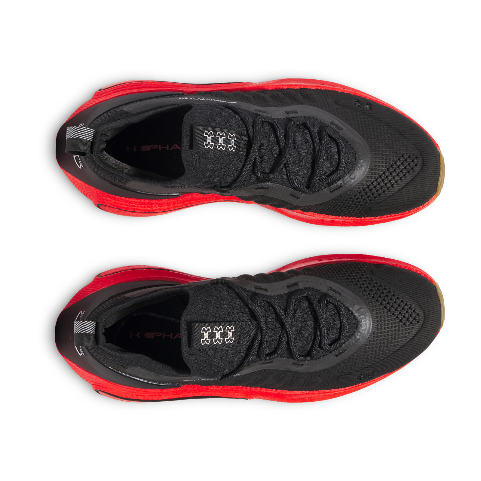 Turnschuhe und Schuhe für Männer Under Armour Phantom 4 Black /Lava Red /Metallic Silver