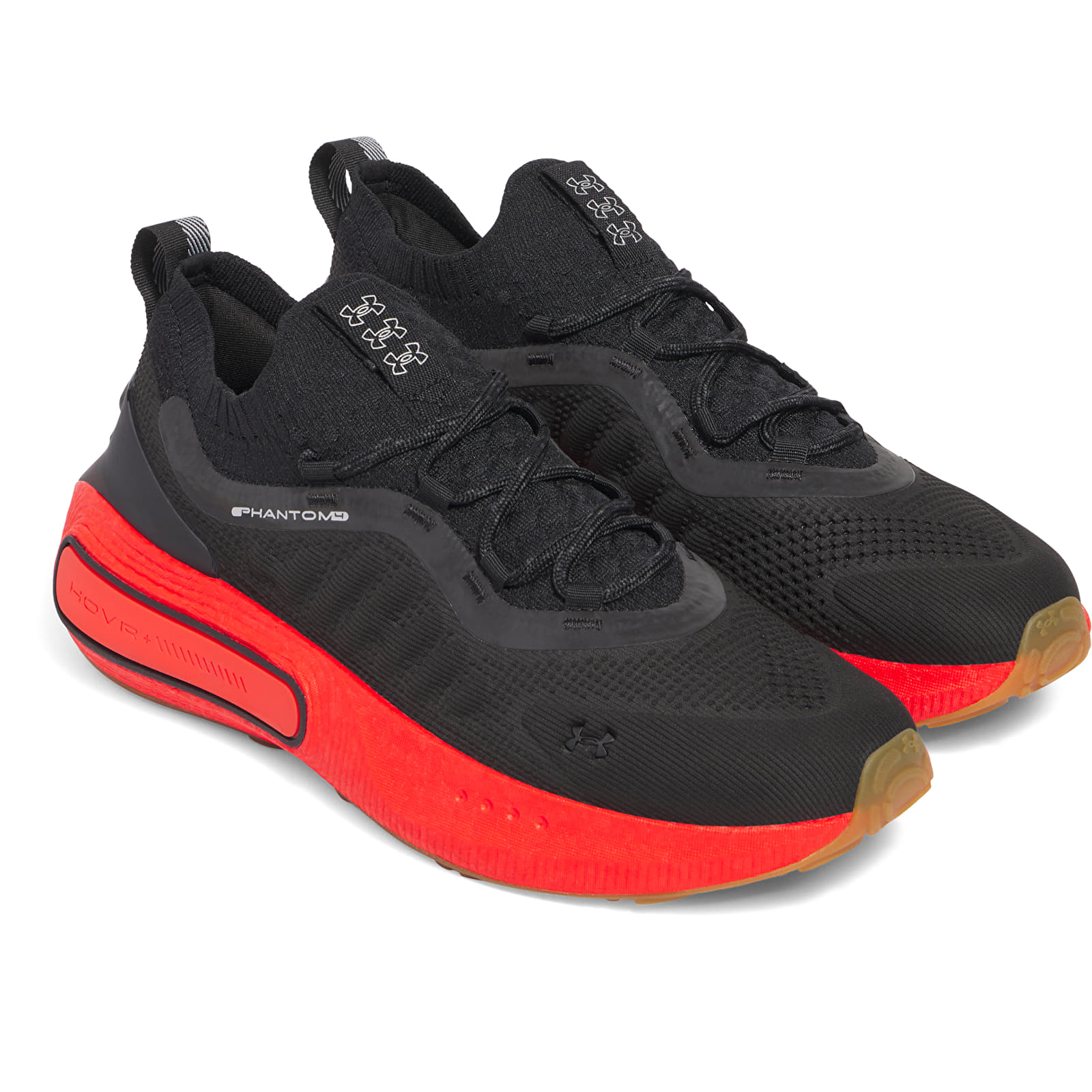 Turnschuhe und Schuhe für Männer Under Armour Phantom 4 Black /Lava Red /Metallic Silver