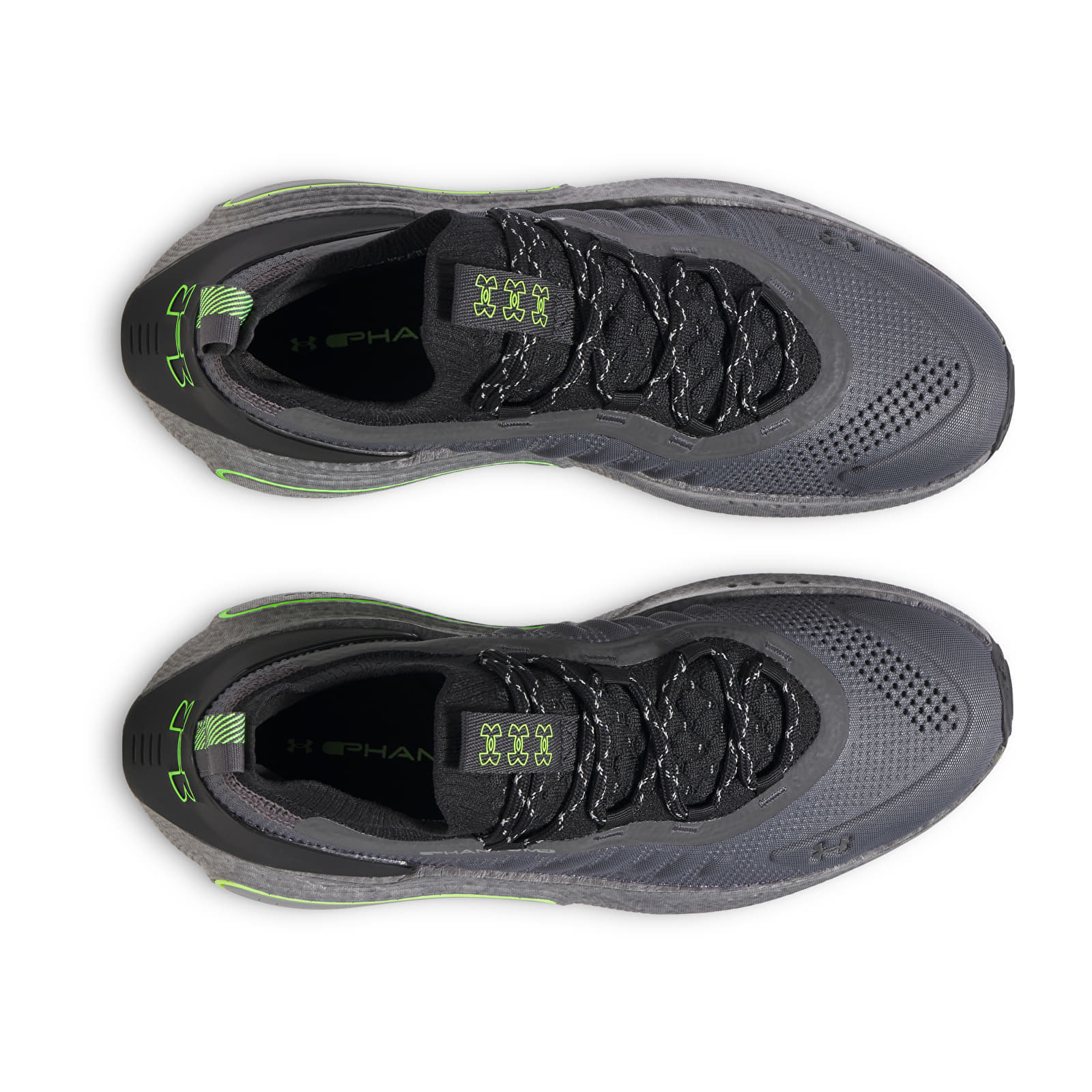 Sneakers Under Armour U Phantom 4 RFLCT Castlerock /Black /Hyper Green EUR 47