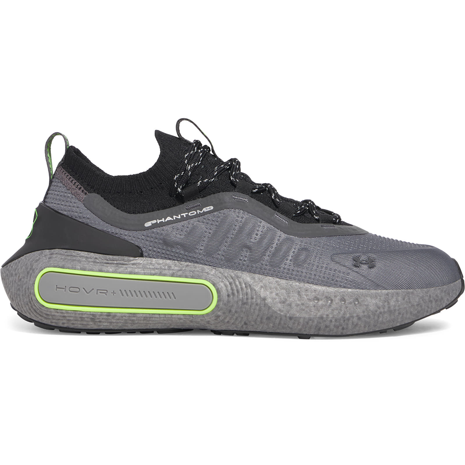 Sneakers Under Armour U Phantom 4 RFLCT Castlerock /Black /Hyper Green EUR 47