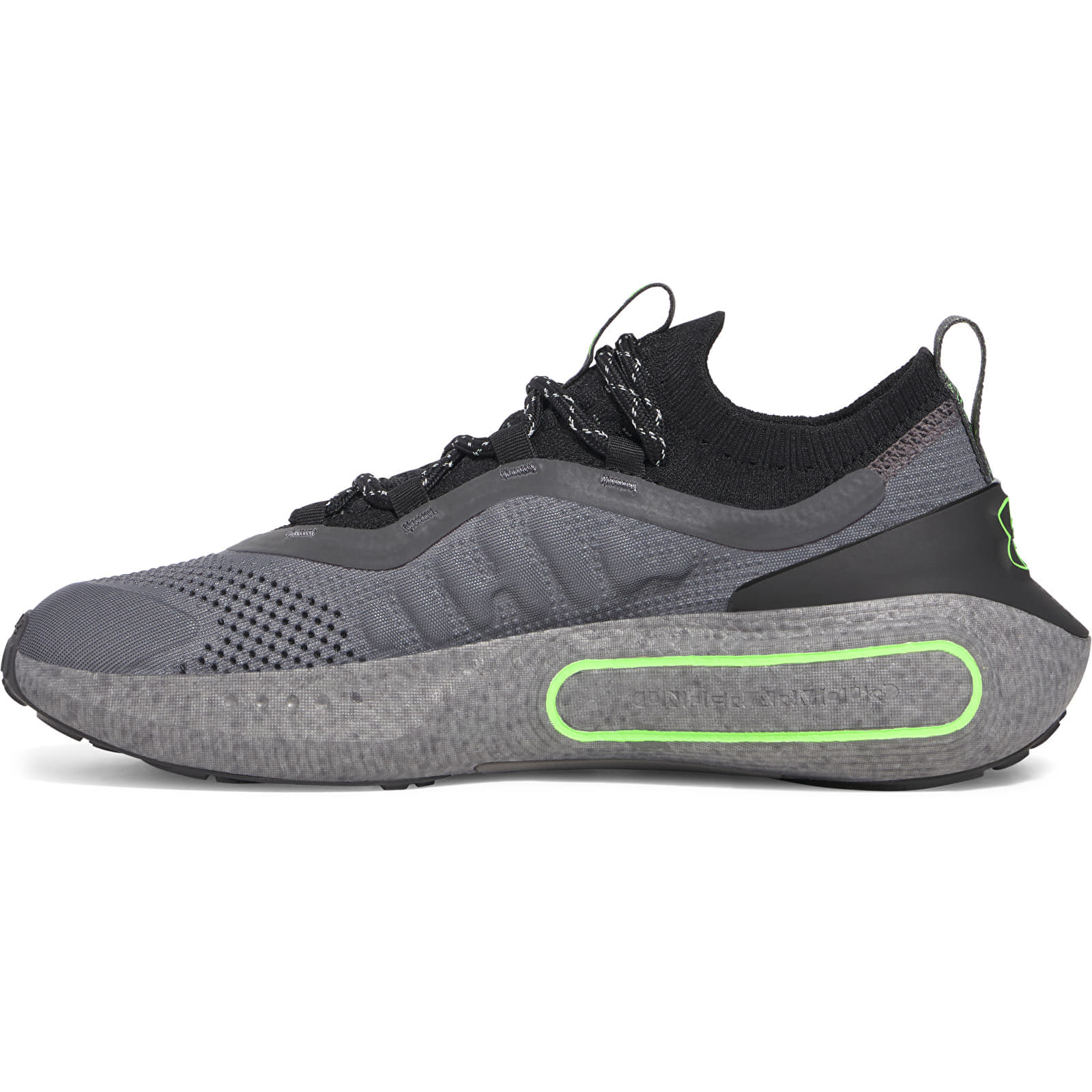 Sneakers Under Armour U Phantom 4 RFLCT Castlerock /Black /Hyper Green EUR 47