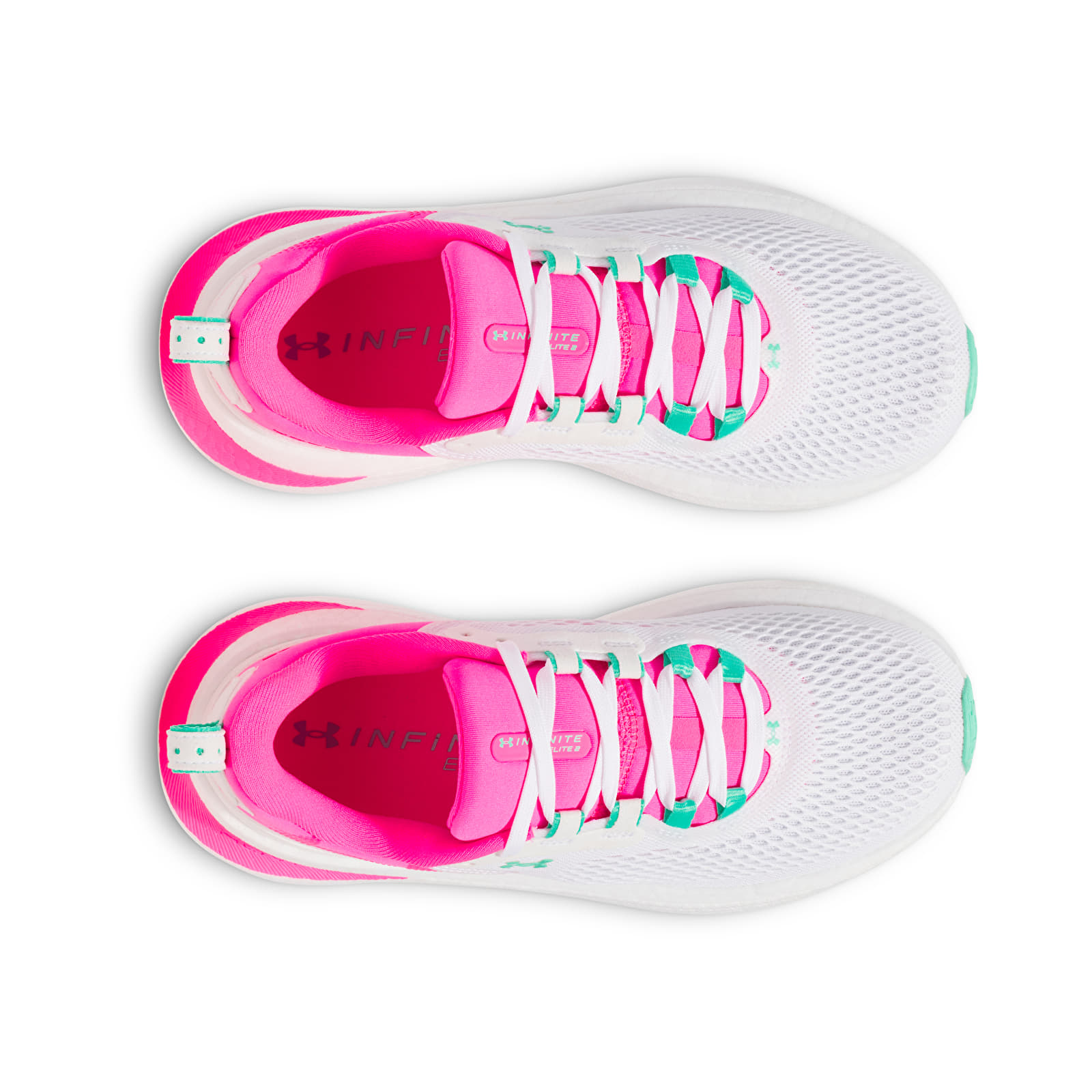 Damesschoenen Under Armour W Infinite Elite 2 White /Aero Pink /Comet Green