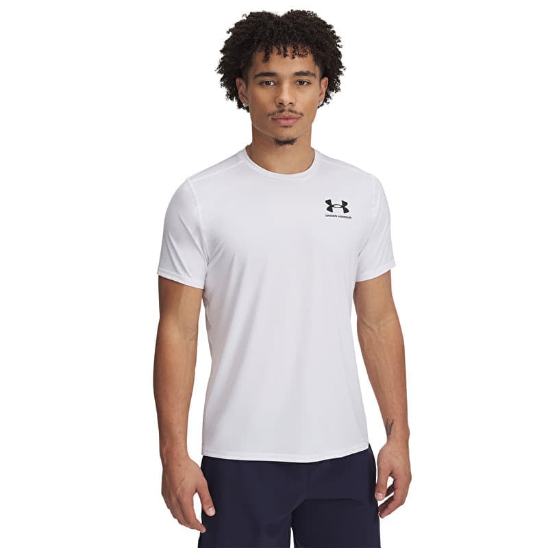 T-Shirt Under Armour Heatgear Fitted SS Tee White/ Black