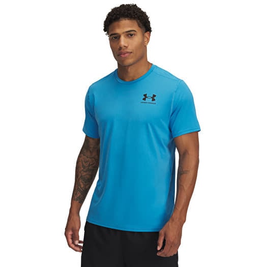 T-särk Under Armour Heatgear Fitted SS Tee Ether Blue/ Black