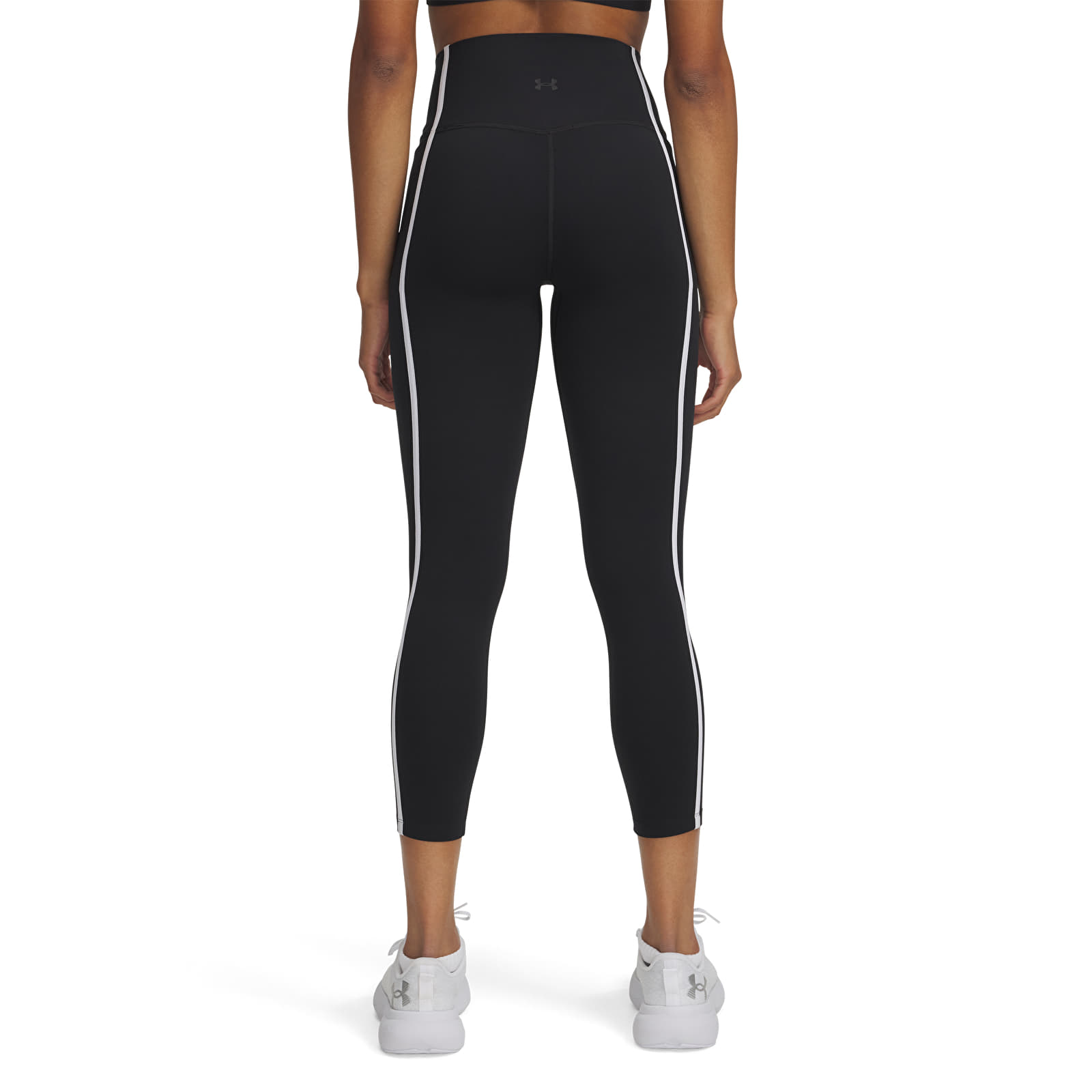 Leggings für Frauen Under Armour Meridian Piped Ankle Leg Black/ White/ Black
