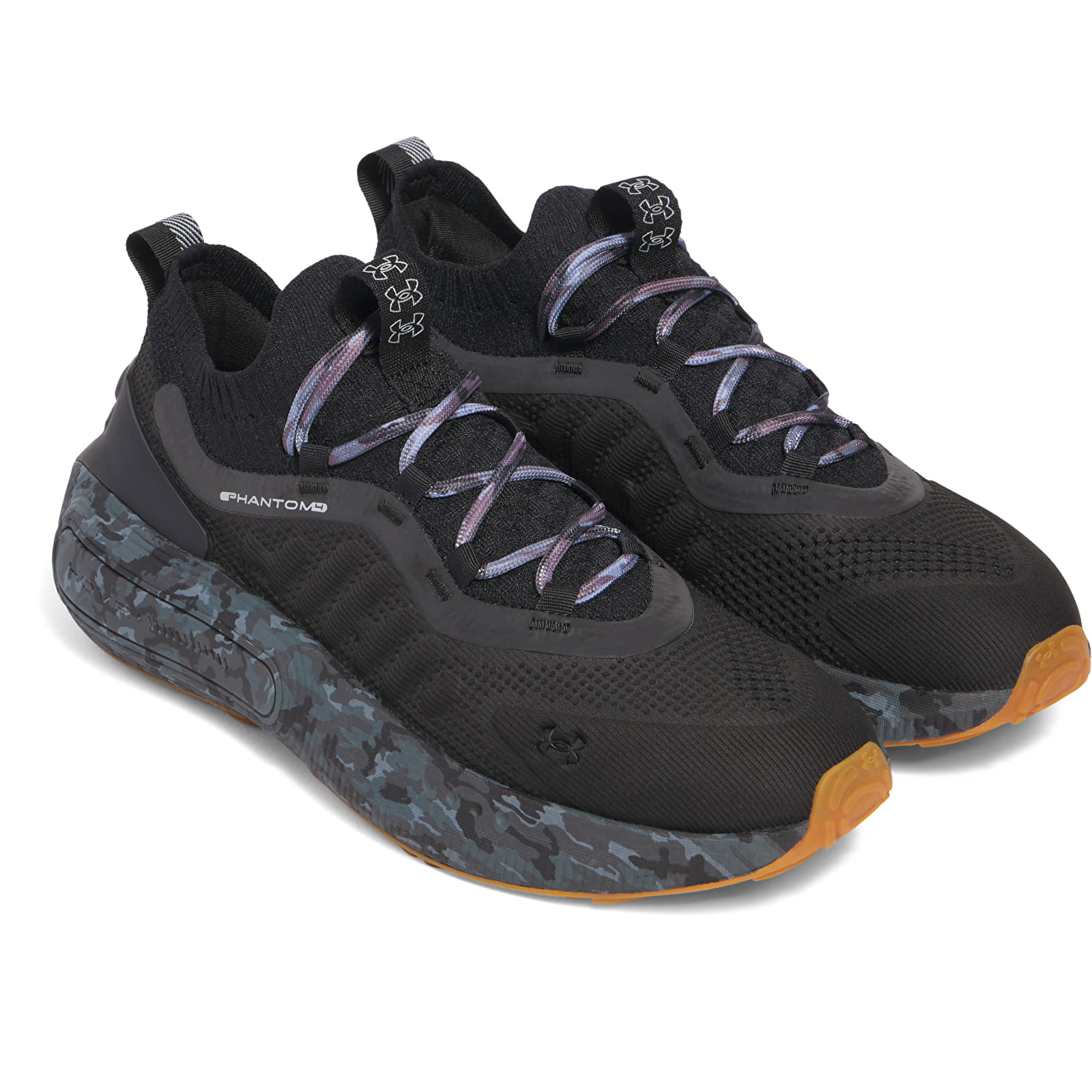 Pánské tenisky a boty Under Armour Phantom 4 Camo Black /Steel /Ultimate Black