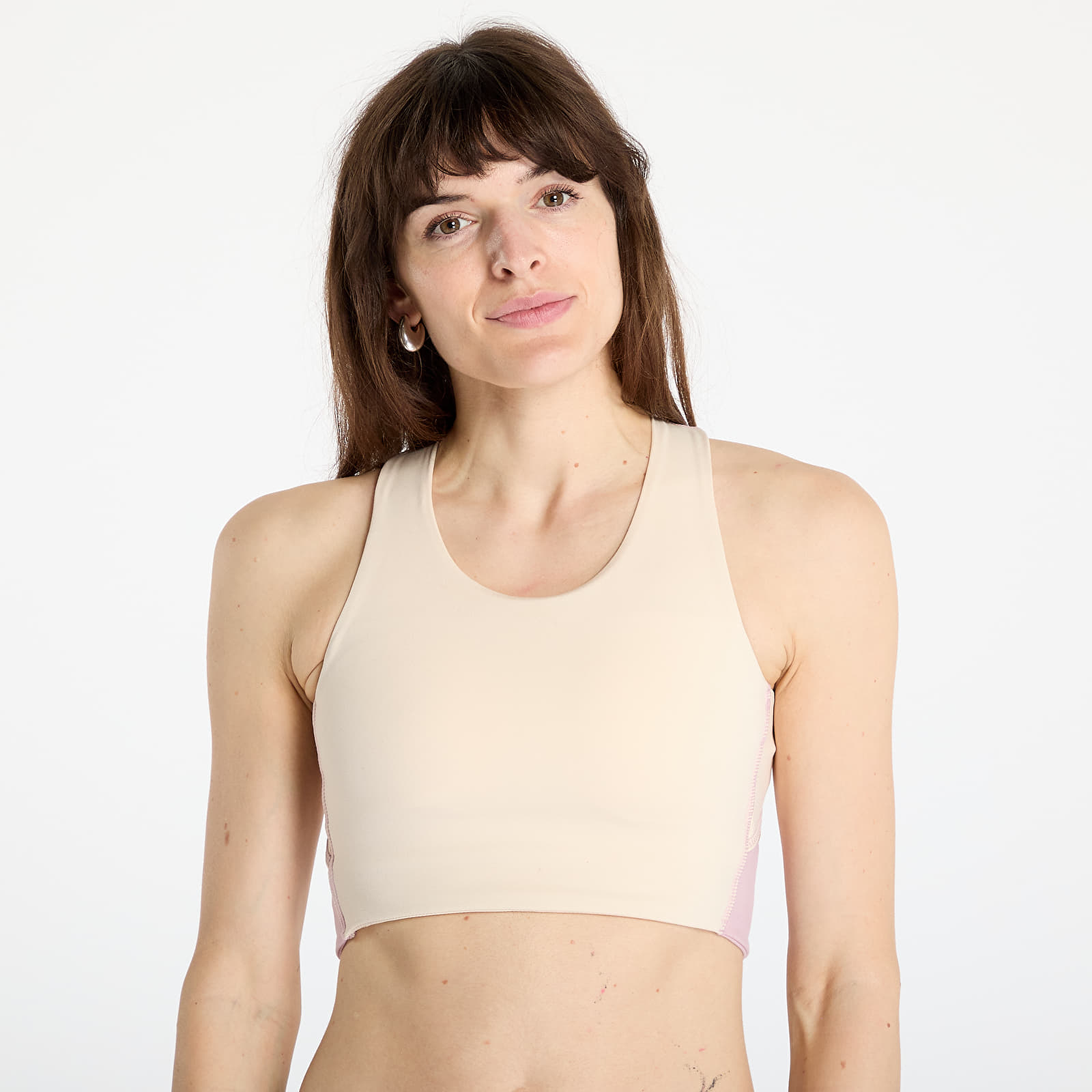 Topid Roxy Golden Hours Medium Support Sports Bra Cream/ Light Purple