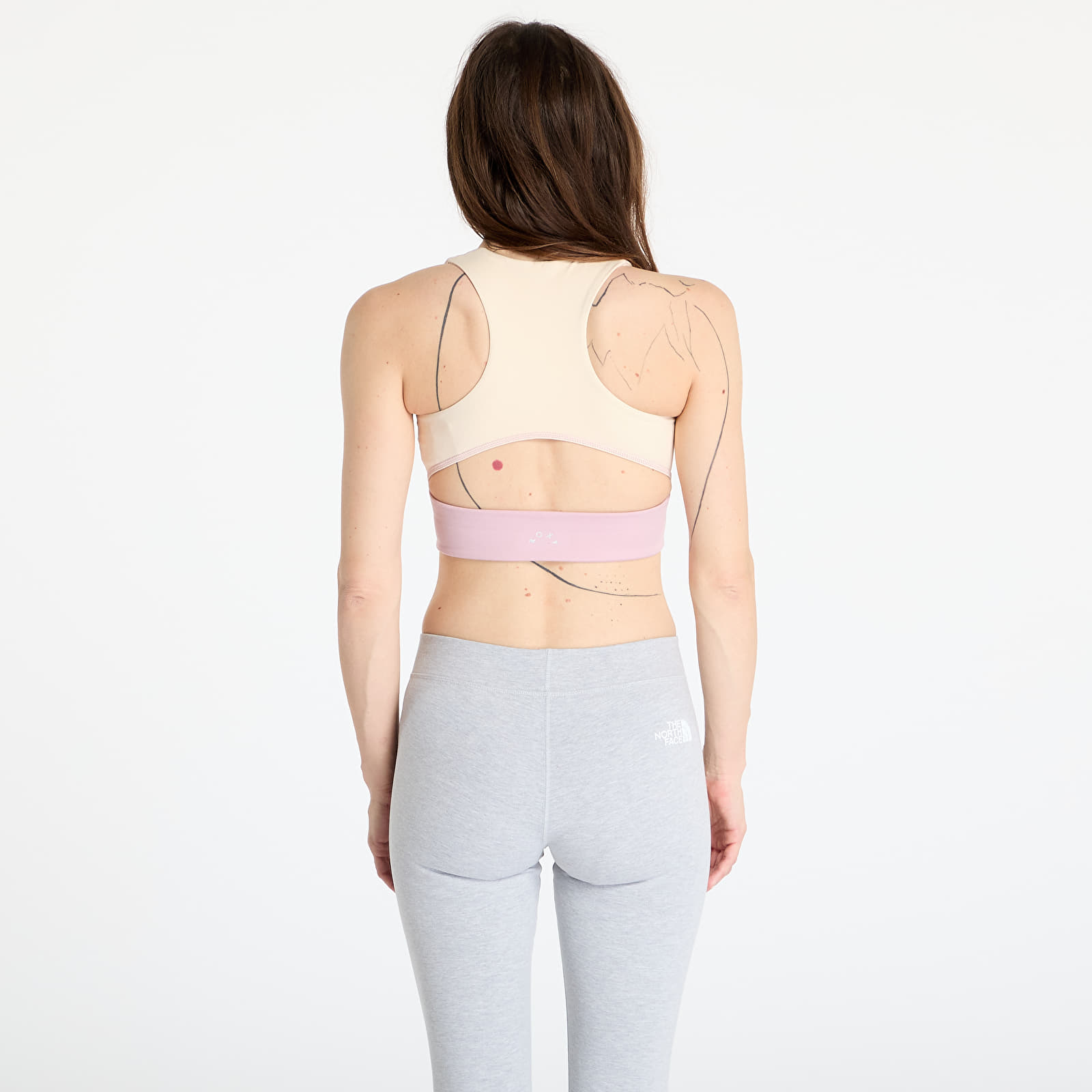 Topid Roxy Golden Hours Medium Support Sports Bra Cream/ Light Purple