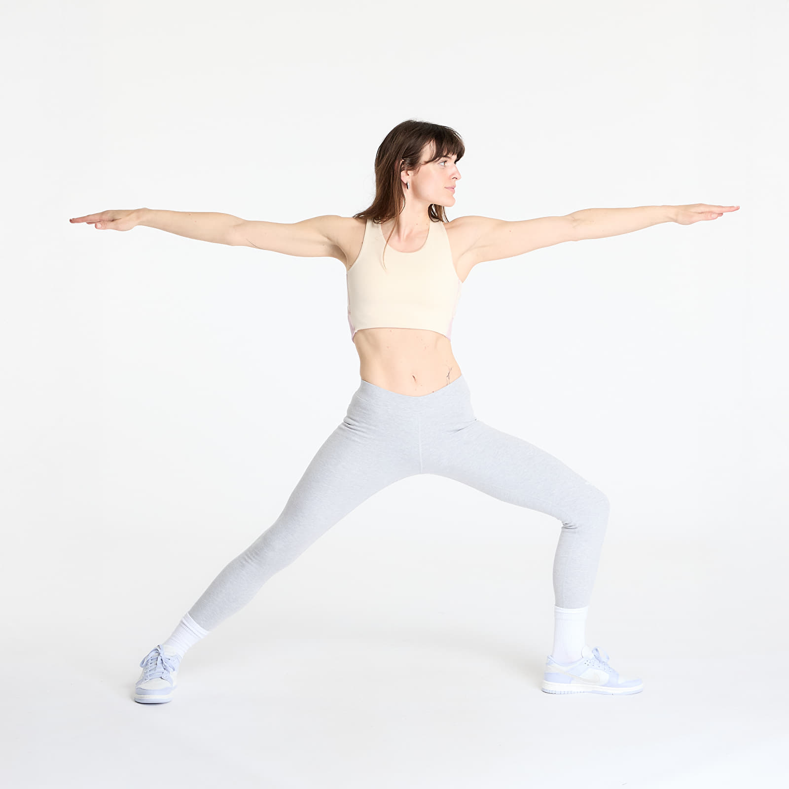 Topid Roxy Golden Hours Medium Support Sports Bra Cream/ Light Purple