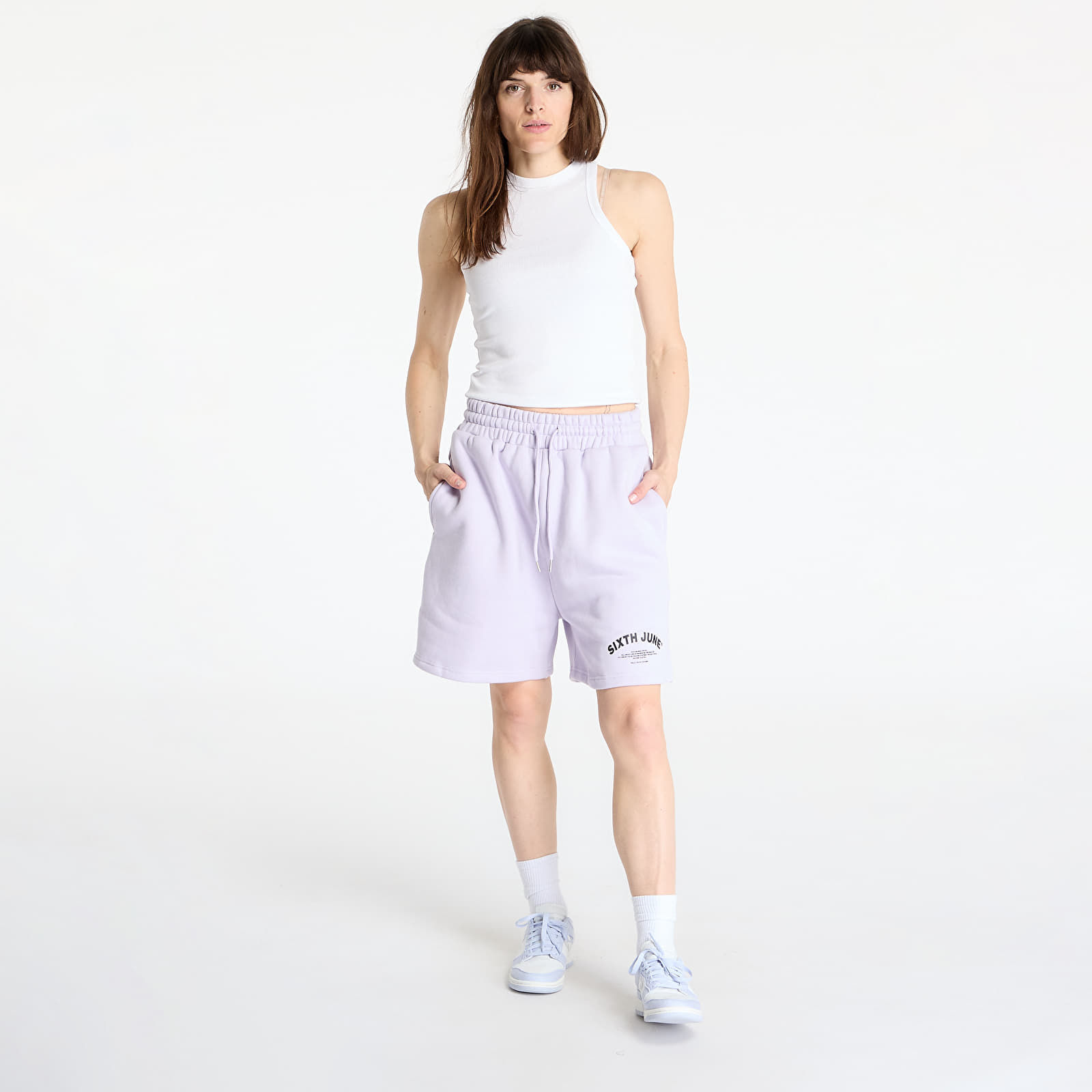 Shorts Sixth June Curved Logo Shorts Light Purple