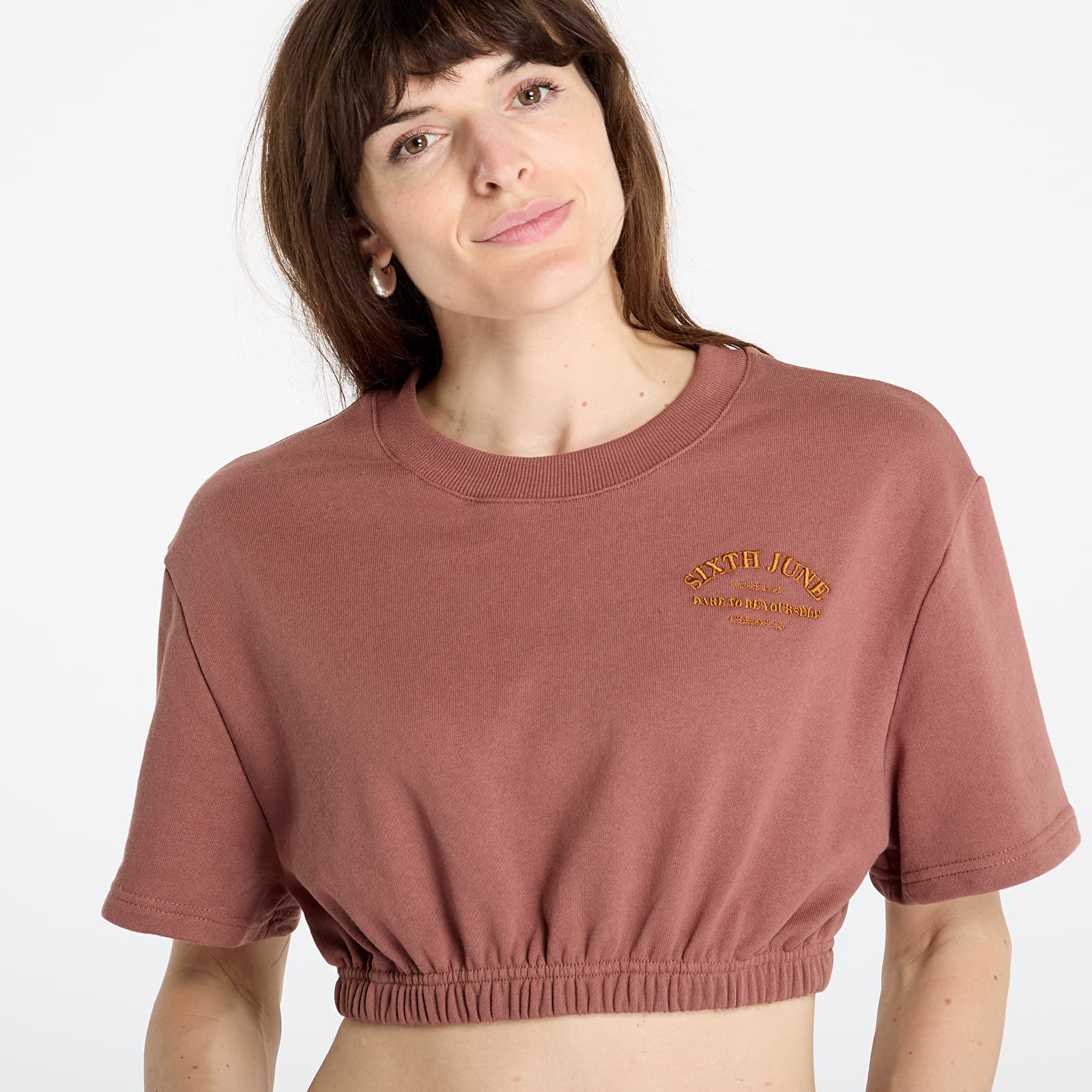 Trička Sixth June Embroidery T-shirt Brown