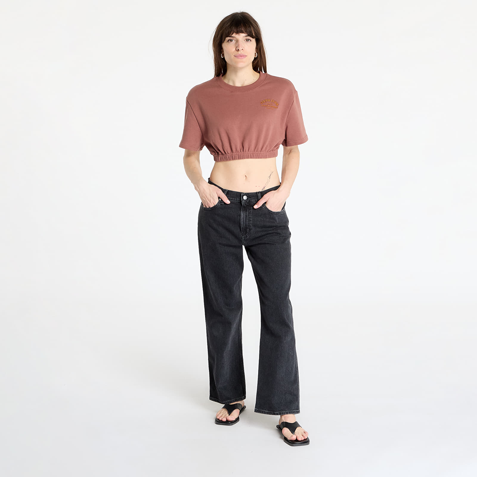 Trička Sixth June Embroidery T-shirt Brown