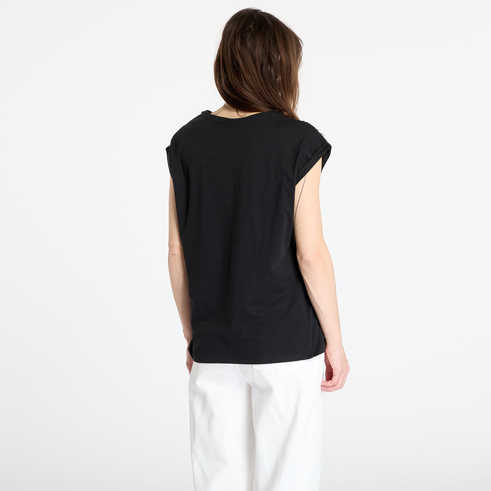 majice kratkih rukava Urban Classics Ladies Extended Shoulder Tee Black
