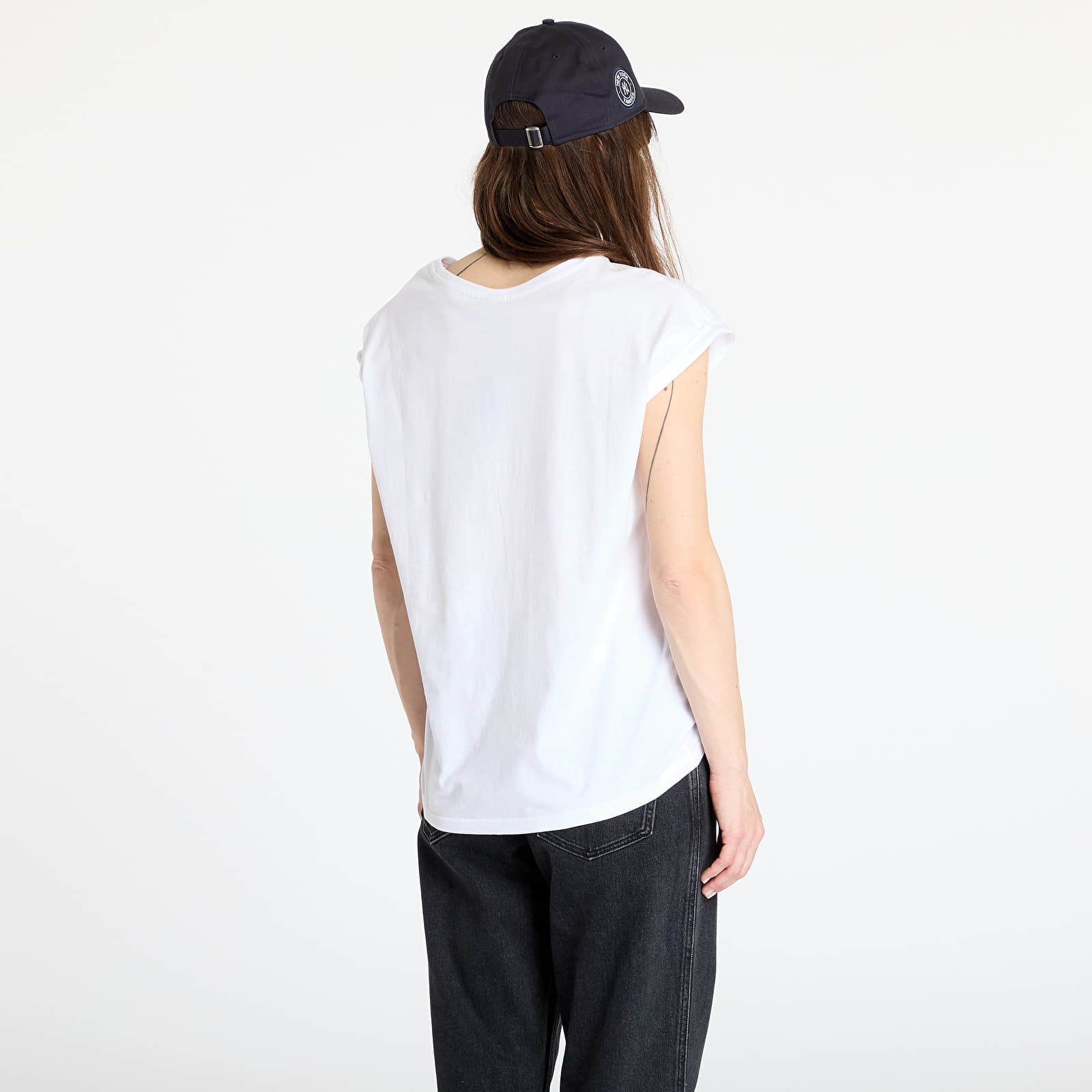 majice kratkih rukava Urban Classics Ladies Extended Shoulder Tee White