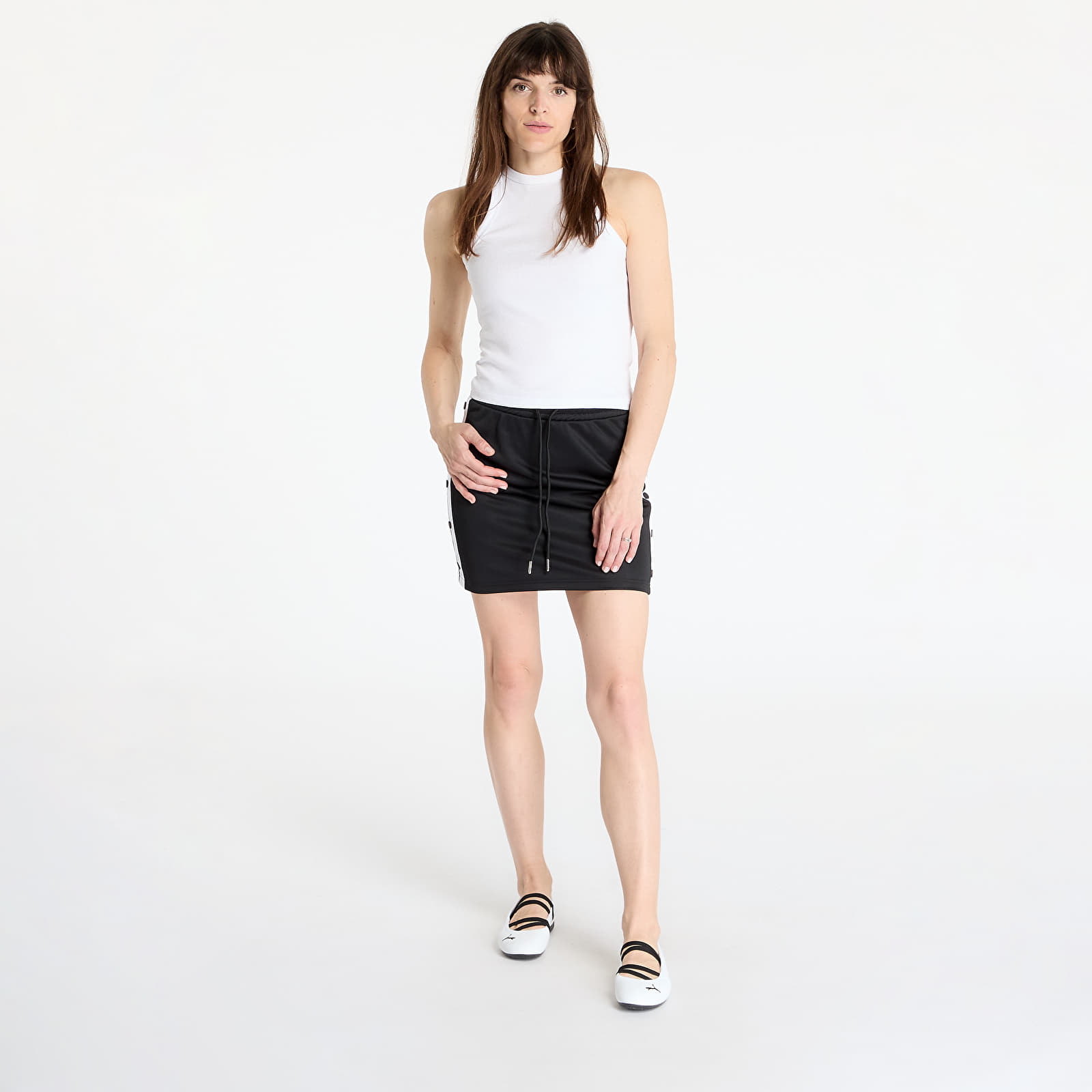 Faldas Urban Classics Ladies Track Skirt Black