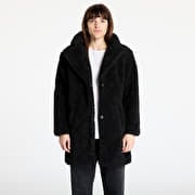 Urban Classics Ladies Oversized Sherpa Coat Black