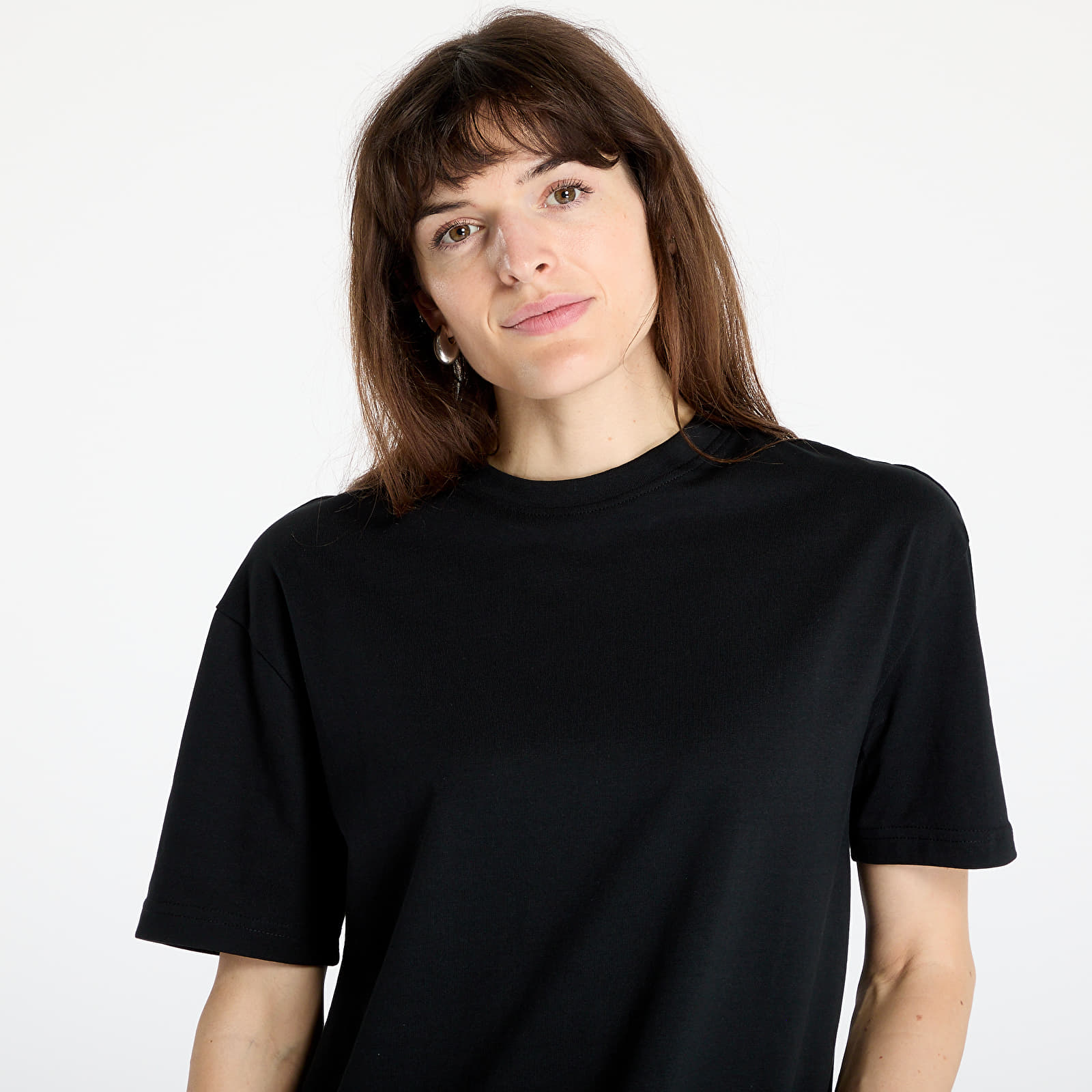 T-Shirts Urban Classics Ladies Oversized Boyfriend Tee Black