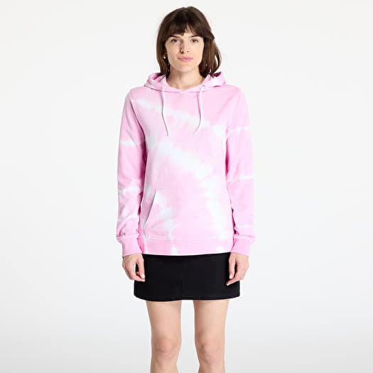 Majica Urban Classics Ladies Tie Dye Hoody Pink