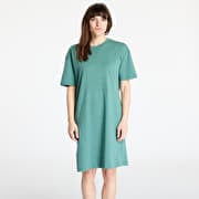 Urban Classics Ladies Organic Oversized Slit Tee Dress Green