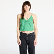 TOMMY JEANS Poplin Strappy Top Coastal Green