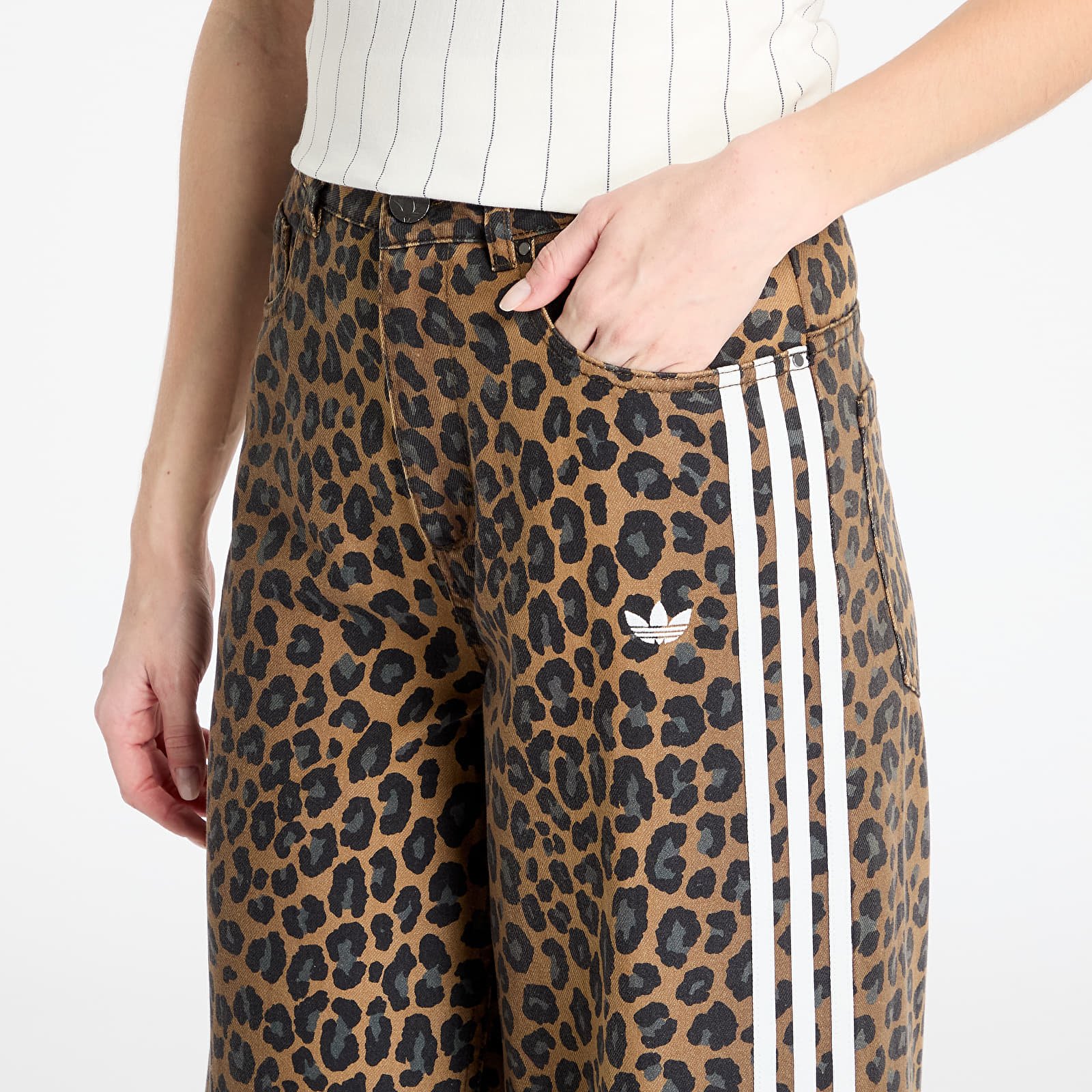 Ženske traperice adidas Originals Loose Pants Multicolor/ Bronze Strata