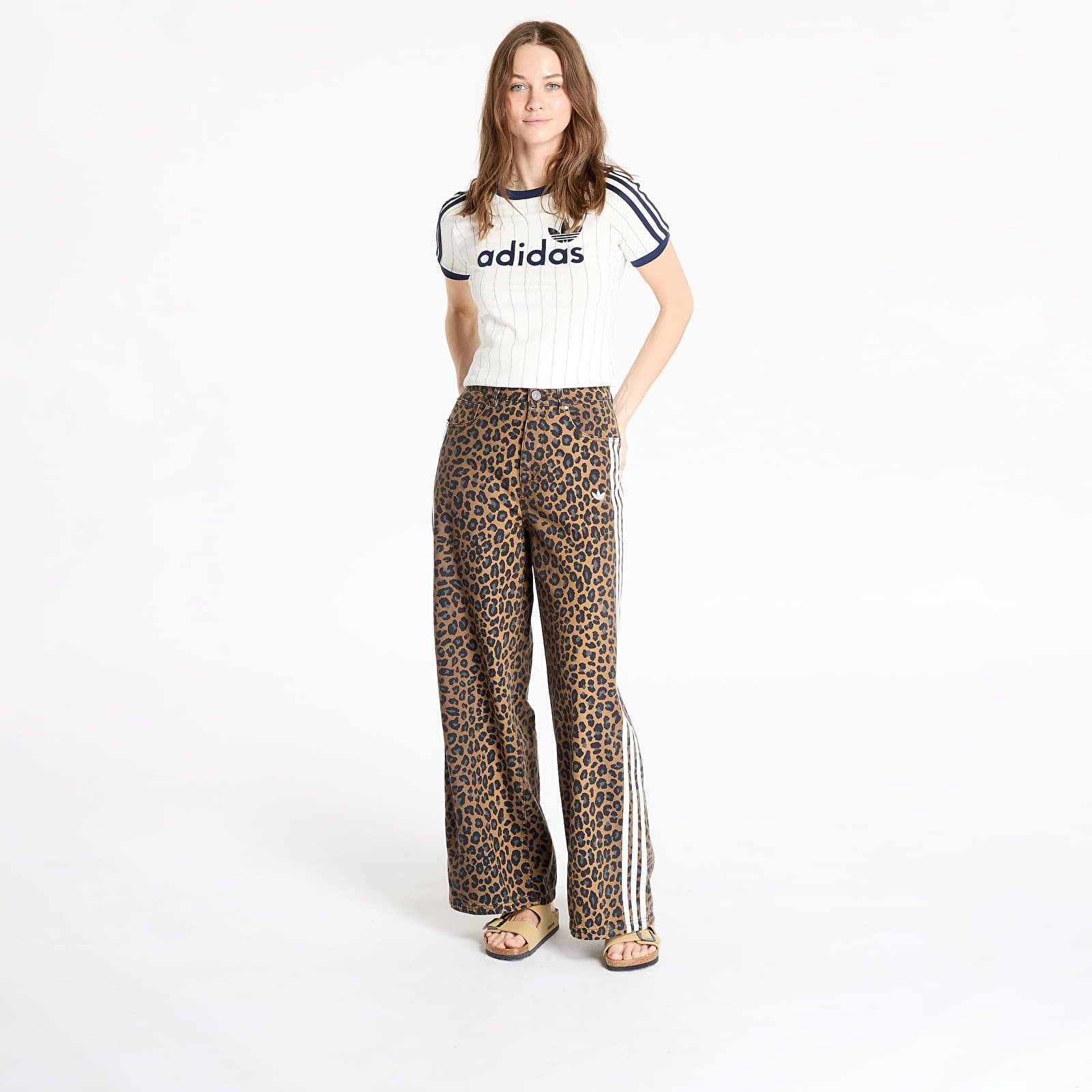 Ženske traperice adidas Originals Loose Pants Multicolor/ Bronze Strata