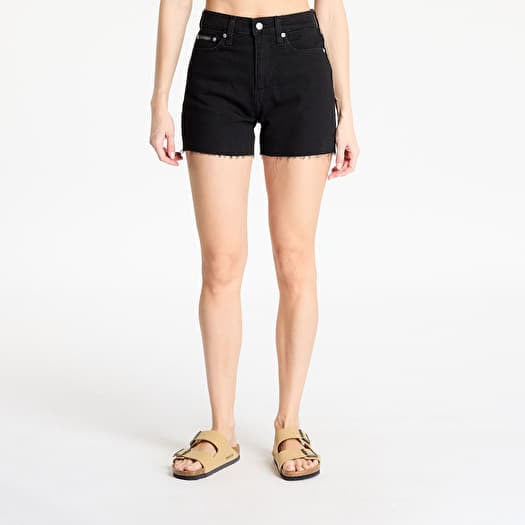 Shorts Calvin Klein Jeans Mom Short Denim Black