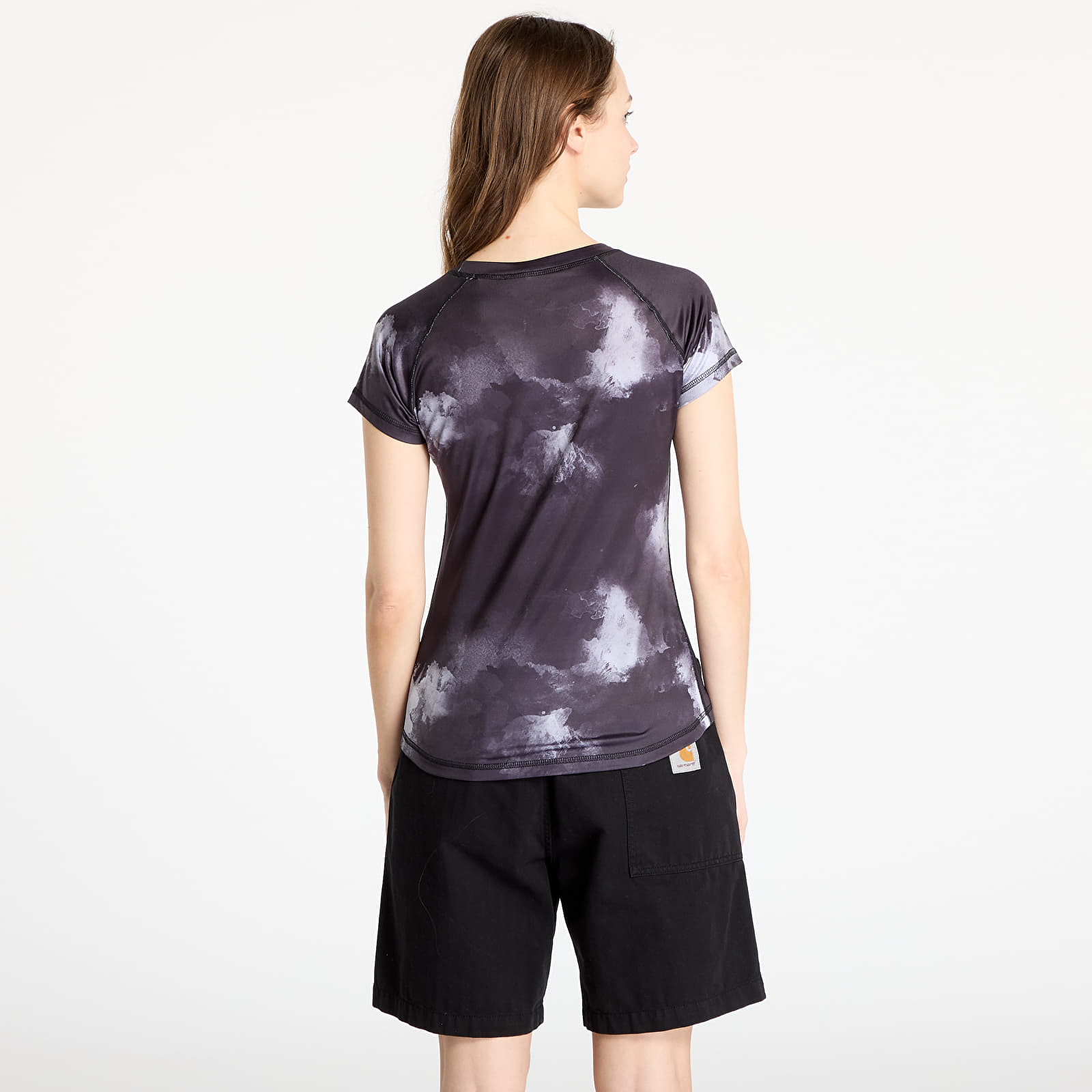 Naiste T-särgid Horsefeathers Deco Bike Jersey Grayscale