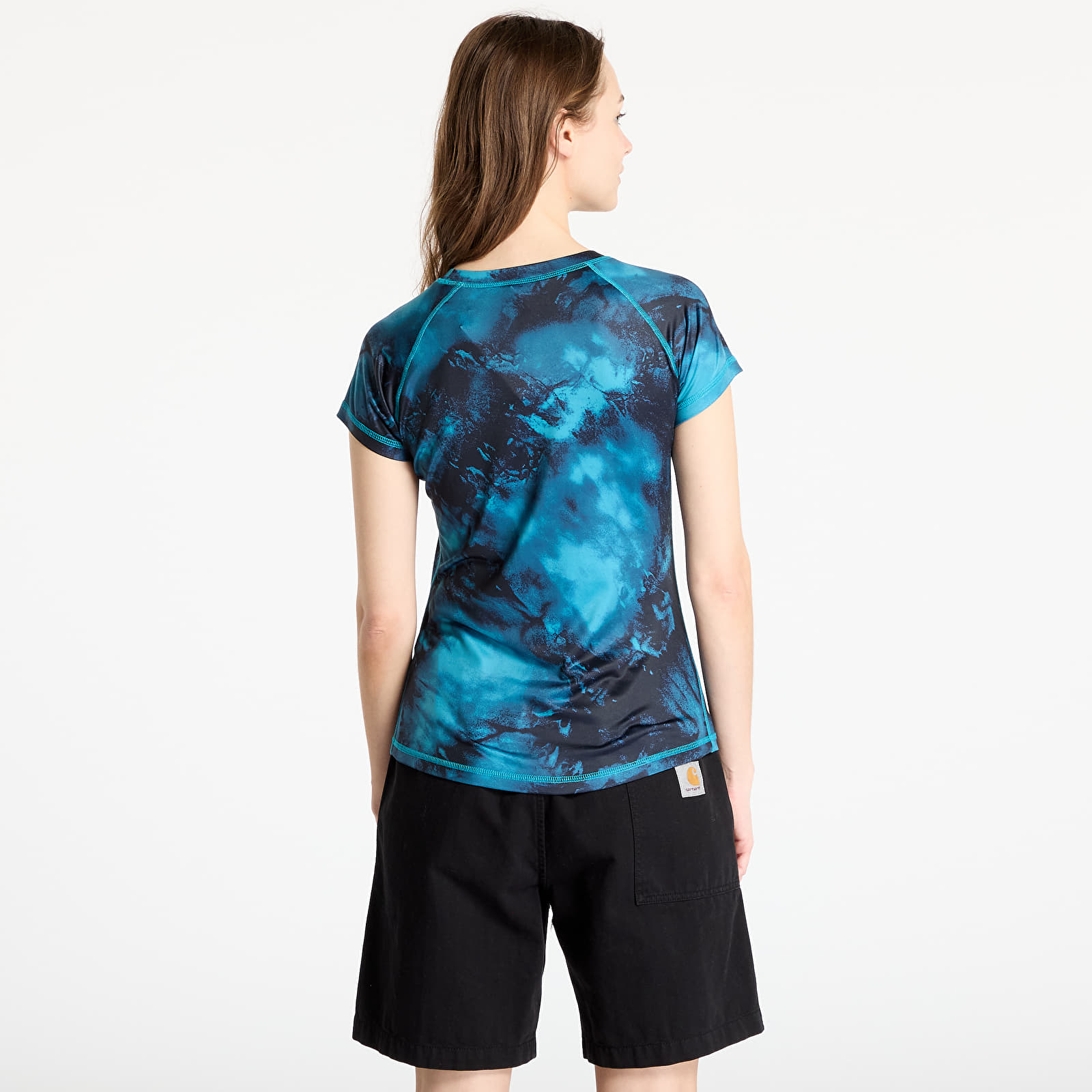 Naiste T-särgid Horsefeathers Deco Bike Jersey Petrol Camo