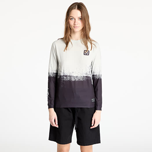Тениска Horsefeathers W Quantum Ls Bike Jersey Silver Birch/ Black