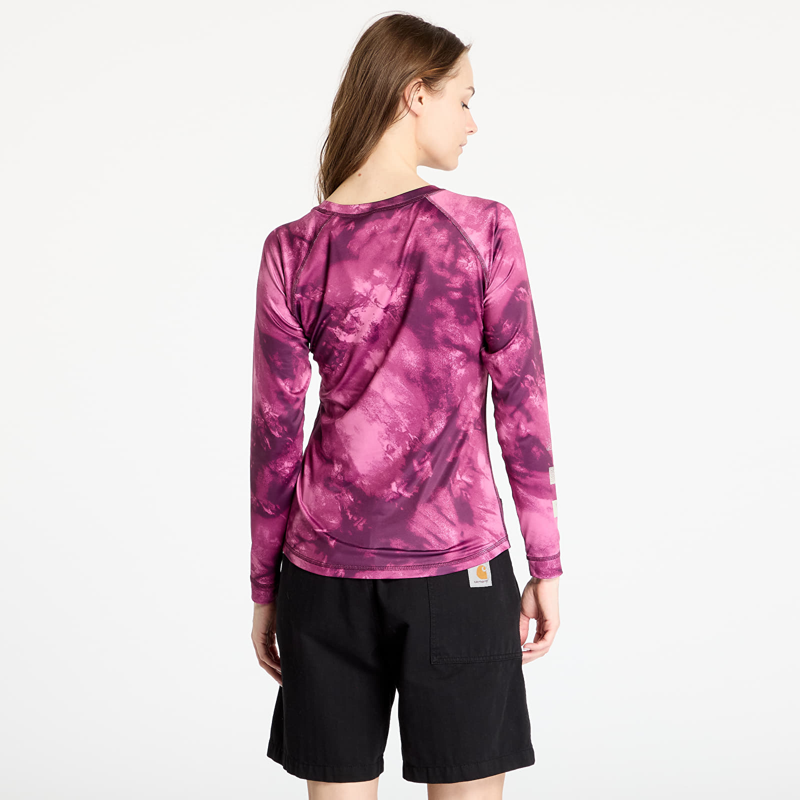 Női pólók  Horsefeathers Deco Long Sleeve Bike Jersey Blackberry Camo