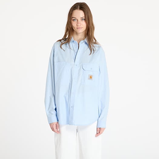 Särk Carhartt WIP Longsleeve Irwin Shirt UNISEX Air Sky