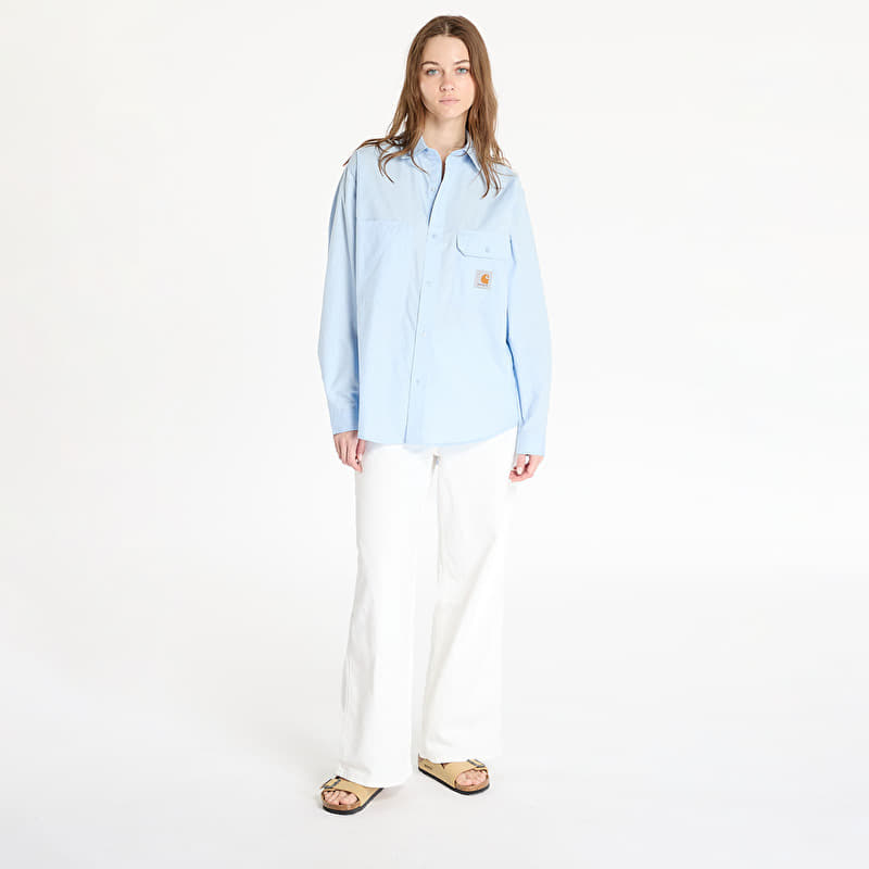 Men's shirts Carhartt WIP Longsleeve Irwin Shirt UNISEX Air Sky
