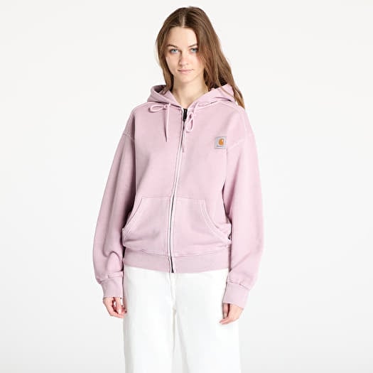 Mikina Carhartt WIP Hooded Nelson Jacket UNISEX Hortensia Garment Dyed