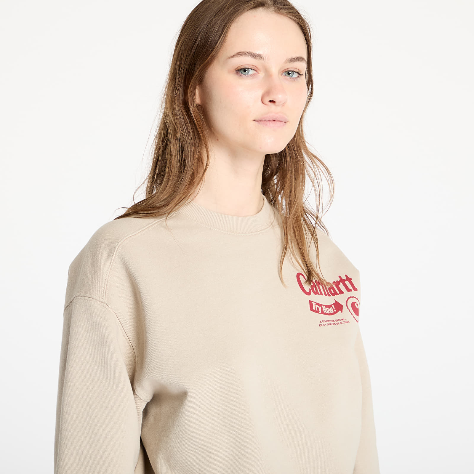 Sudaderas de hombre Carhartt WIP Catalogue Sweat UNISEX Fleur De Sel/ Desire