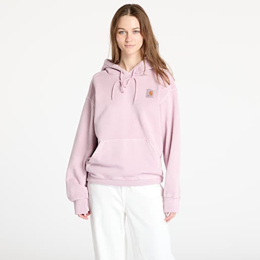 Hanorac Carhartt WIP Hooded Nelson Sweat UNISEX Hortensia Garment Dyed