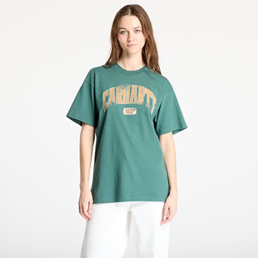 T-skjorte Carhartt WIP Short Sleeve Lecture T-Shirt UNISEX Silver Pine