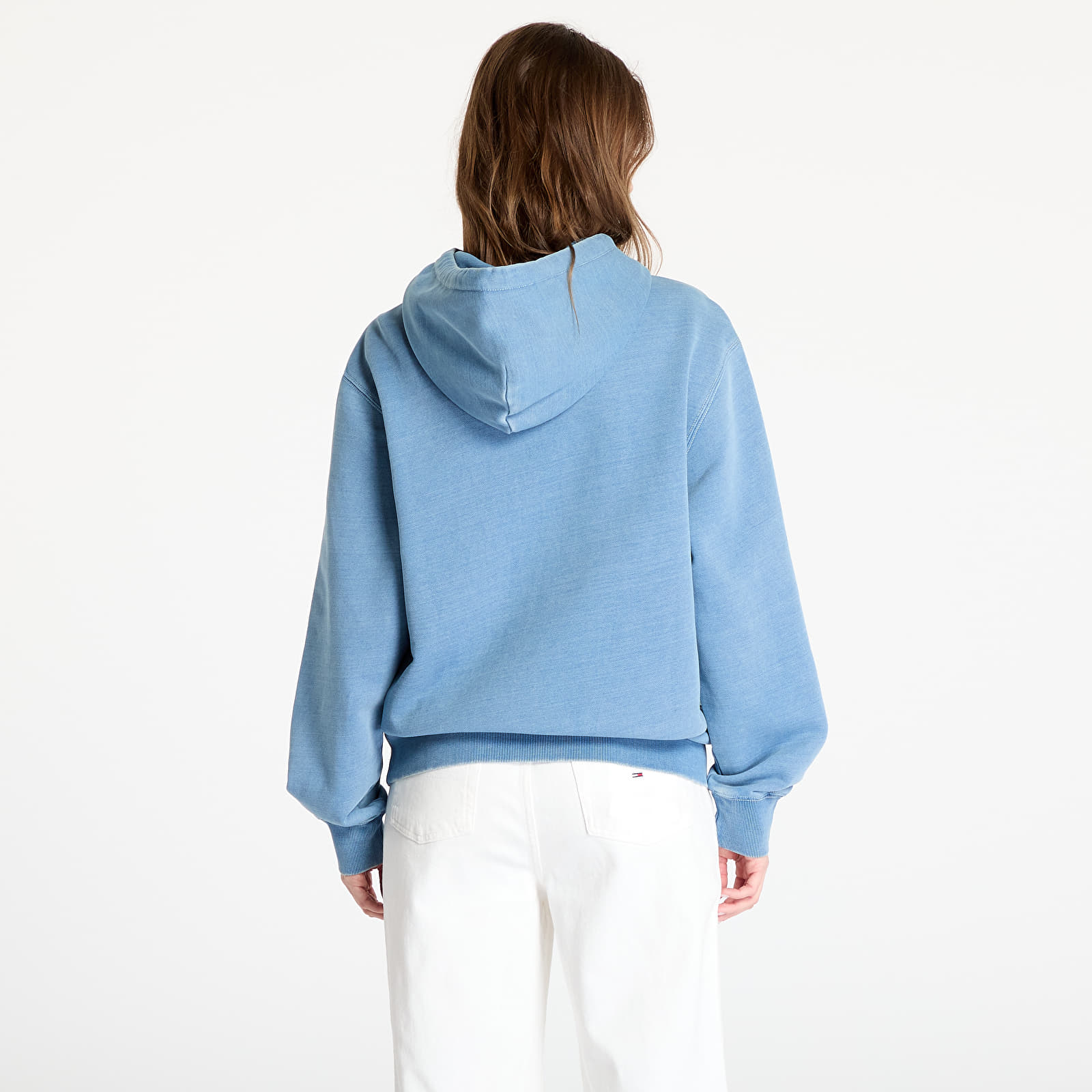 Мъжки потници Carhartt WIP Hooded Ingo Sweat UNISEX Light Blue Garment Dyed