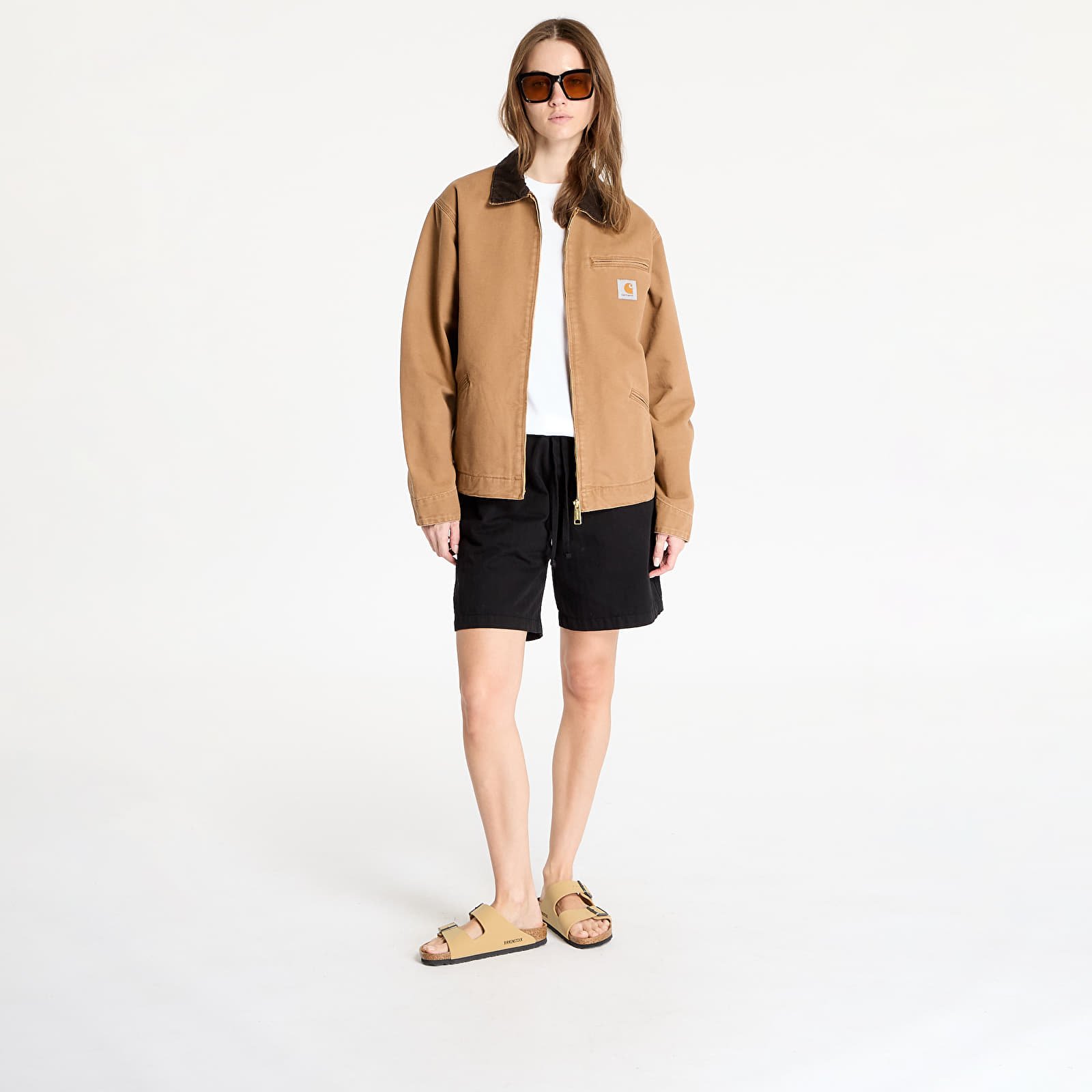 Vestes pour hommes Carhartt WIP OG Detroit Jacket UNISEX Hamilton Brown/ Tobacco Aged Canvas