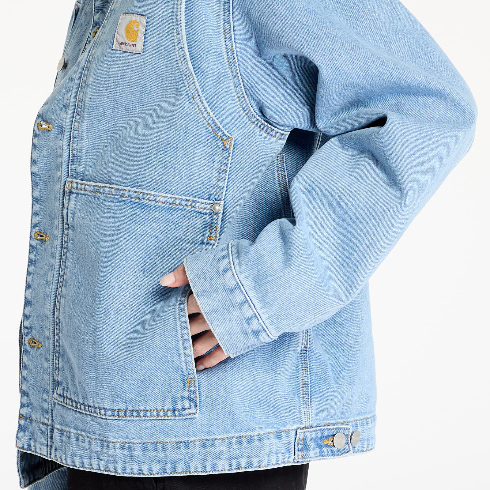 Chaquetas de hombre Carhartt WIP OG Double Front Jacket UNISEX Blue Stone Bleached