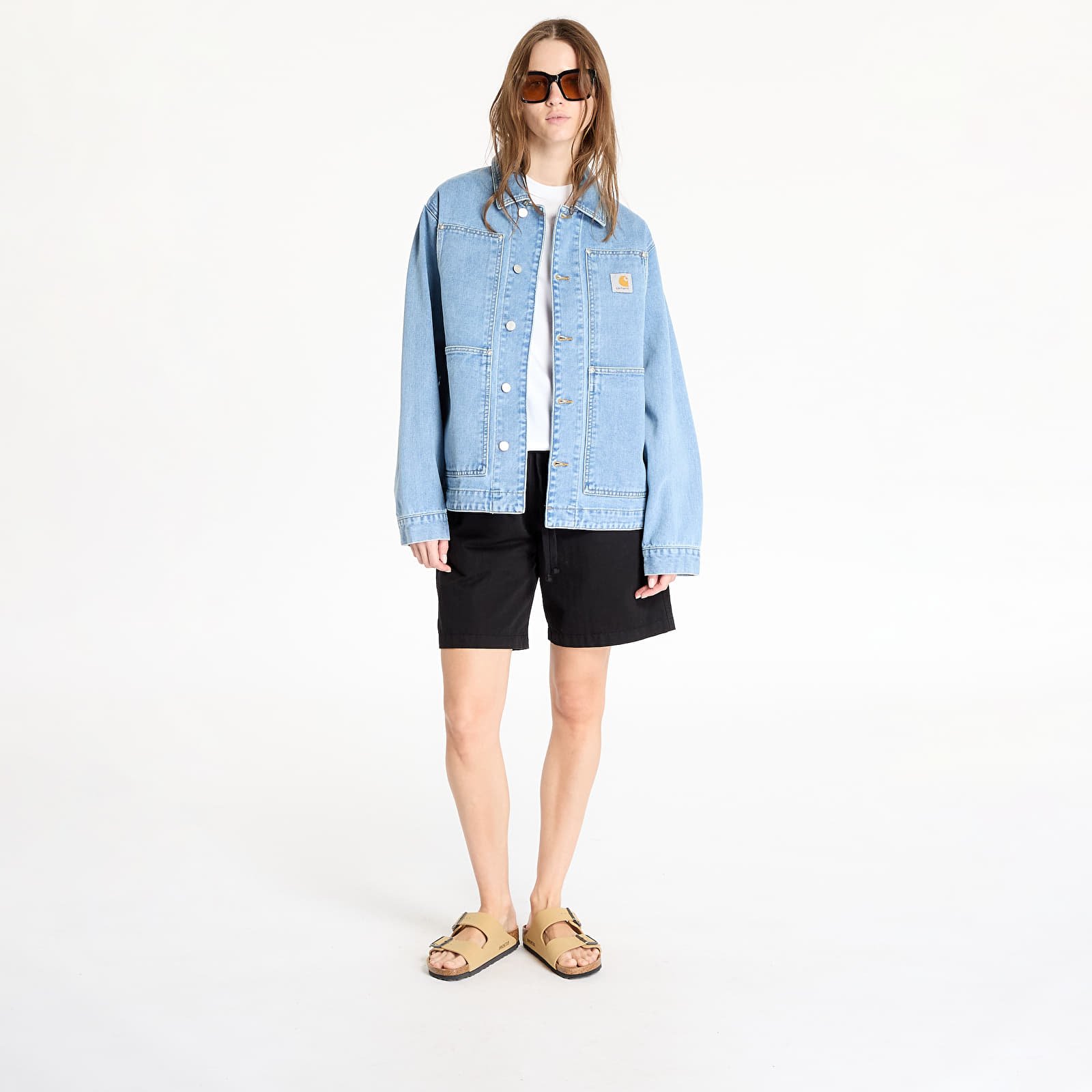 Chaquetas de hombre Carhartt WIP OG Double Front Jacket UNISEX Blue Stone Bleached
